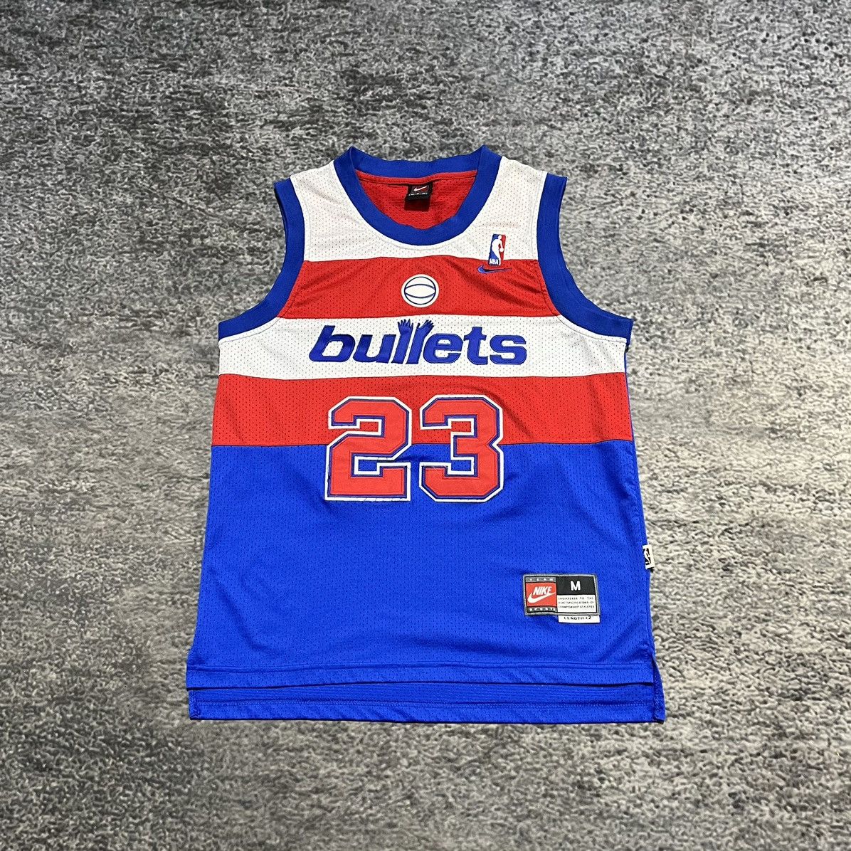 Nike VINTAGE NIKE MICHAEL JORDAN WASHINGTON BULLETS JERSEY MEDIUM Size US M / EU 48-50 / 2 - 1 Thumbnail