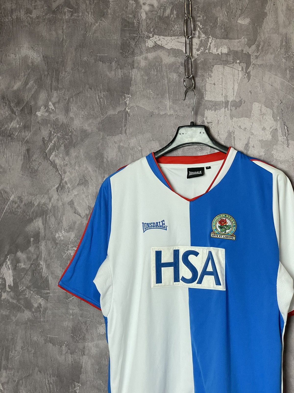 Lonsdale × Vintage 00s Vintage Longsdale x Blackburn Rovers F.C Soccer Jersey Size US S / EU 44-46 / 1 - 4 Thumbnail