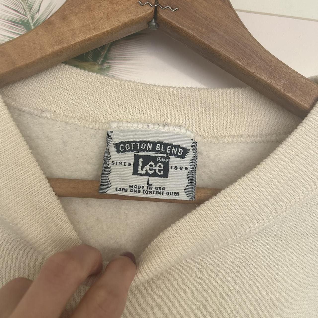Lee × Vintage Vintage Grandma Teddy Bear Graphic Sweatshirt Size L / US 10 / IT 46 - 2 Thumbnail