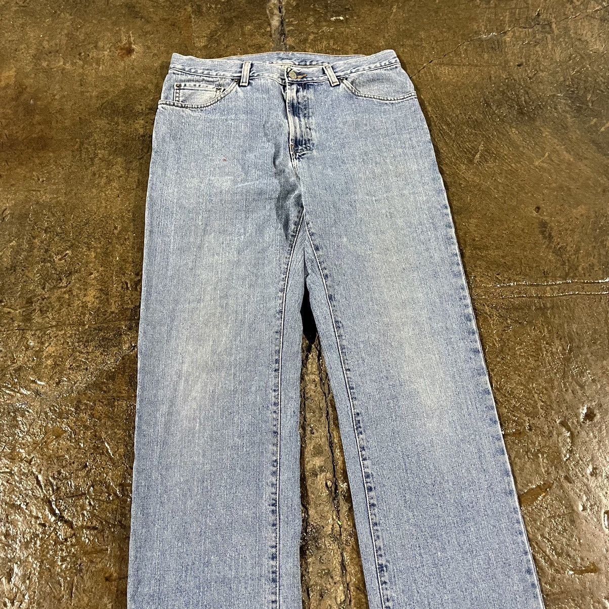 Polo Ralph Lauren × RRL Ralph Lauren × Vintage Polo Ralph Lauren Vintage Y2K Faded Light Wash Jeans Size US 32 / EU 48 - 7 Thumbnail