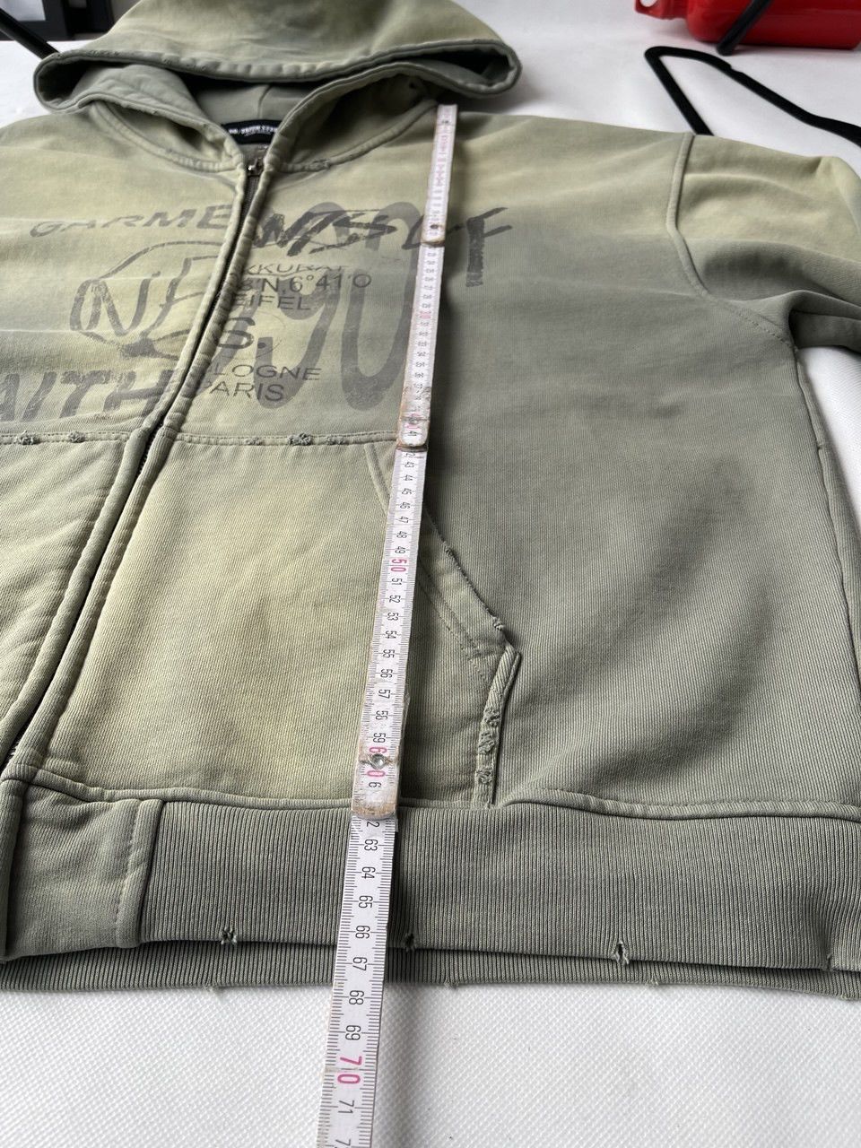 No Faith Studios NFS SPLIT ZIP JACKET LIGHT GREEN Zip Up Hoodie no faith Stu Size US XL / EU 56 / 4 - 18 Thumbnail
