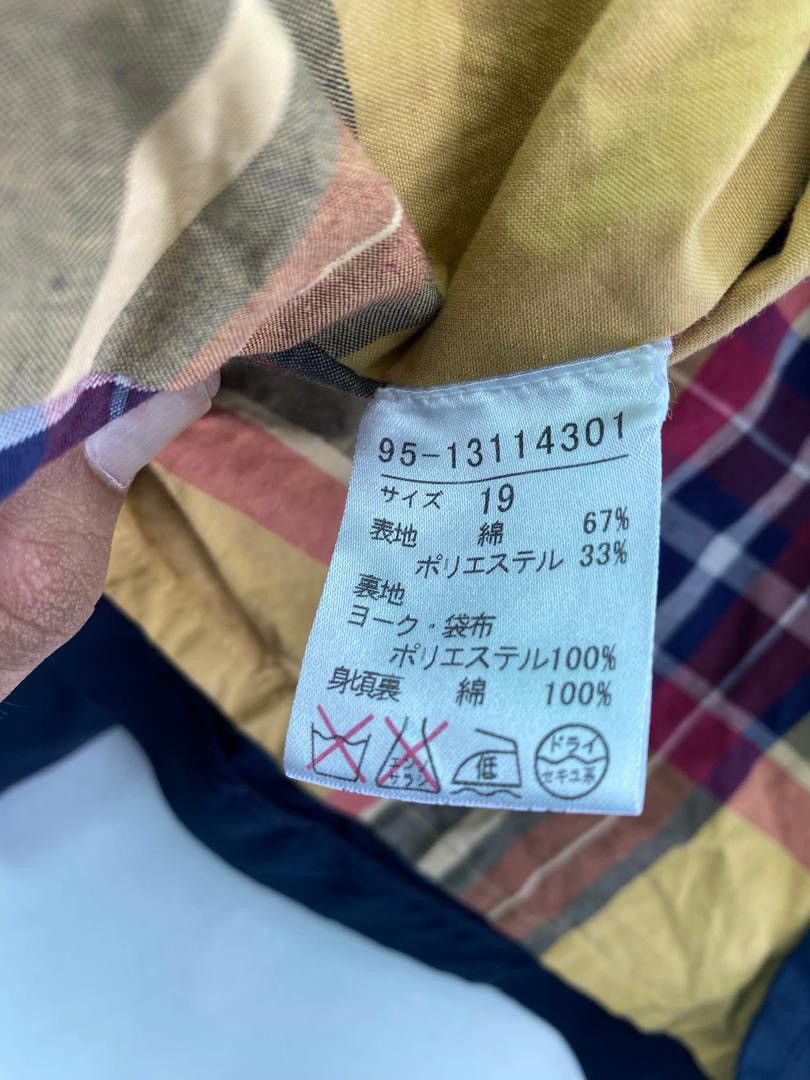 Japanese Brand Vtg 90s INED Yohji Yamamoto capes coat tartan plaid lined Size US M / EU 48-50 / 2 - 6 Thumbnail
