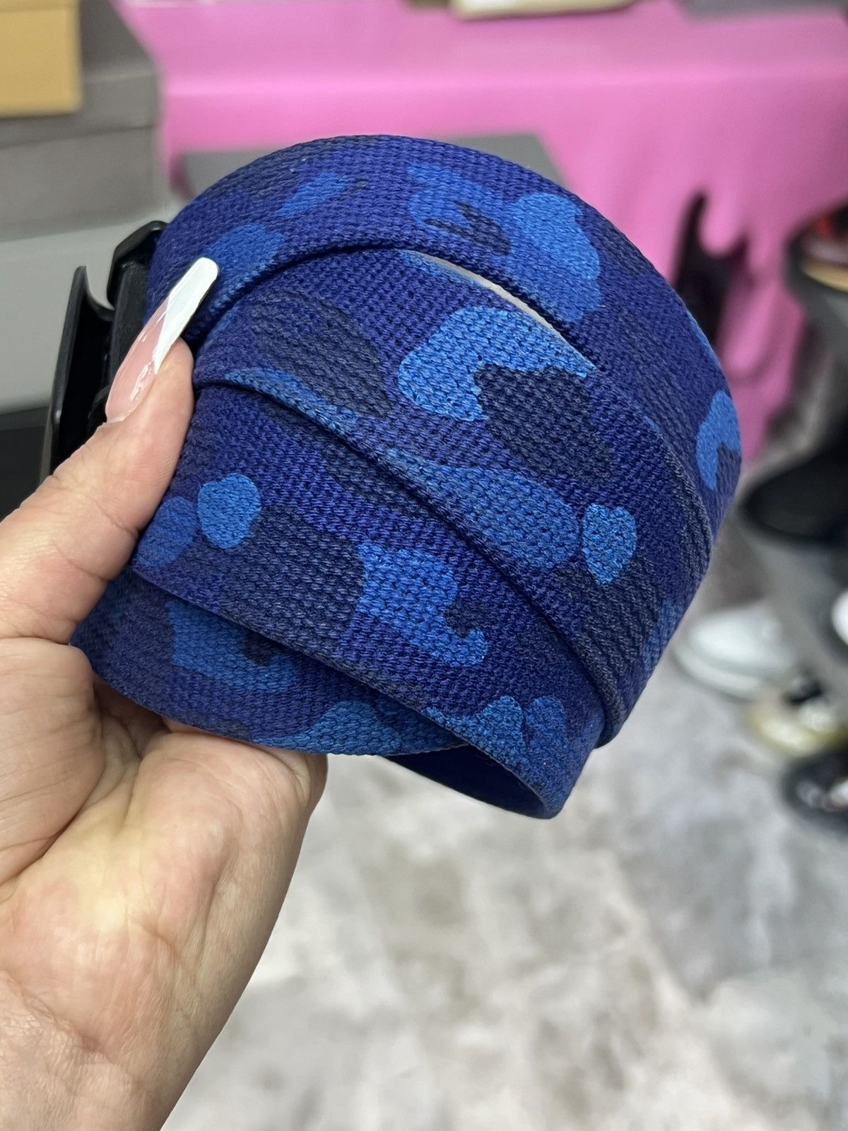 Bape Bape Blue Camo Belt Size ONE SIZE - 3 Thumbnail