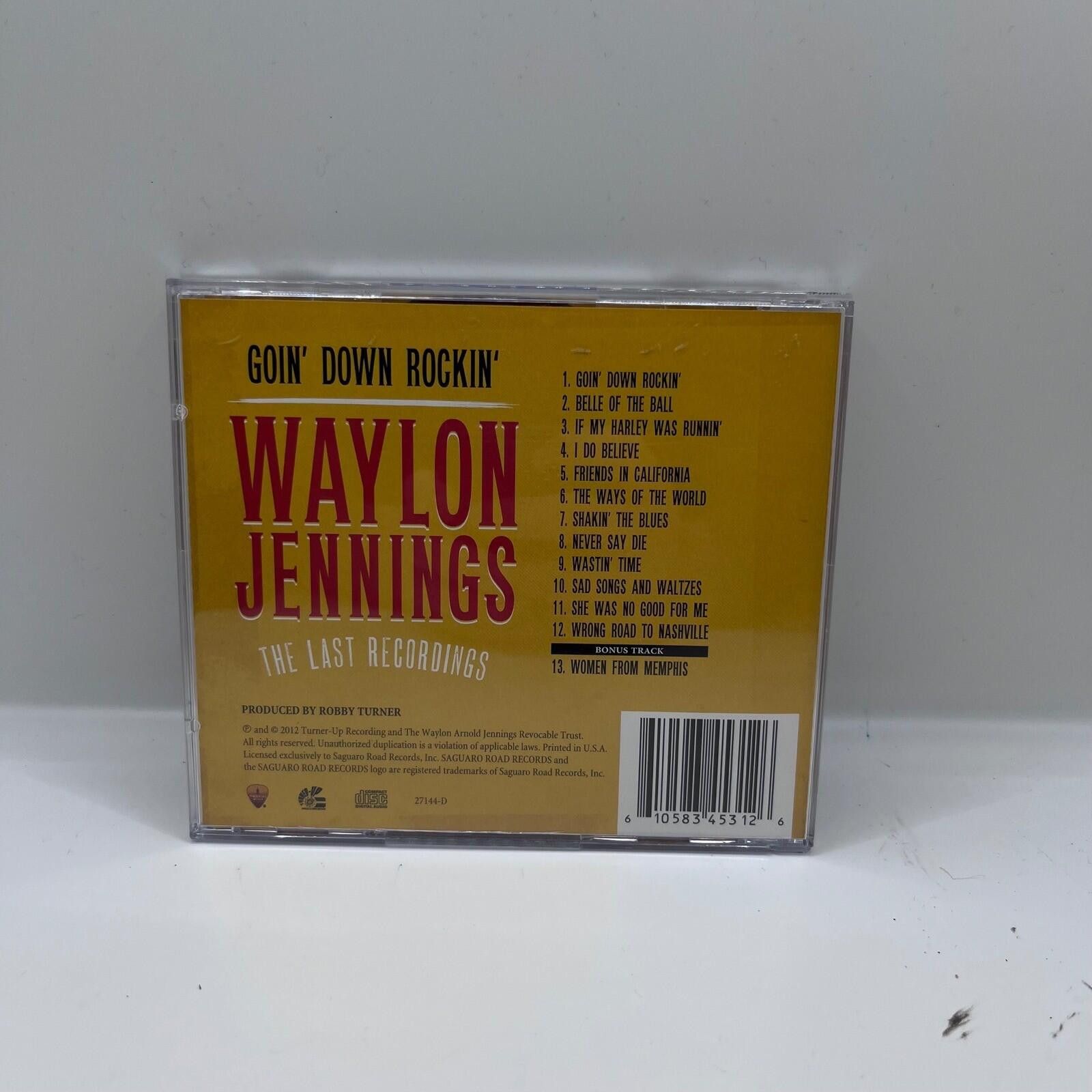 Other Waylon Jennings Goin Down Rockin The Last Recordings CD 2012 Size ONE SIZE - 2 Thumbnail