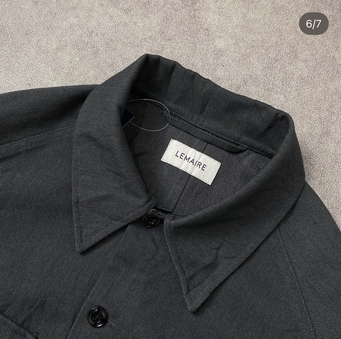Lemaire Lemaire 20AW Military Blouson Anthracite Overshirt Size US L / EU 52-54 / 3 - 6 Thumbnail