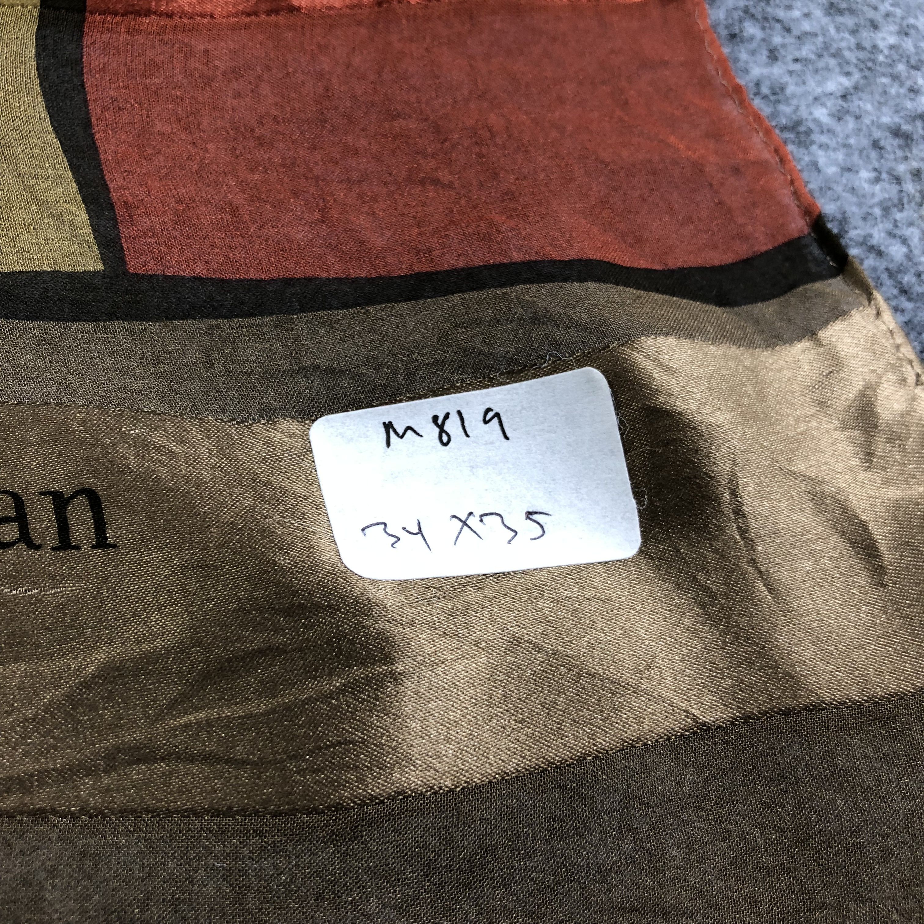 Vintage Fabien Rozan Slit Thread Silk Scarf M819 Size ONE SIZE - 7 Thumbnail