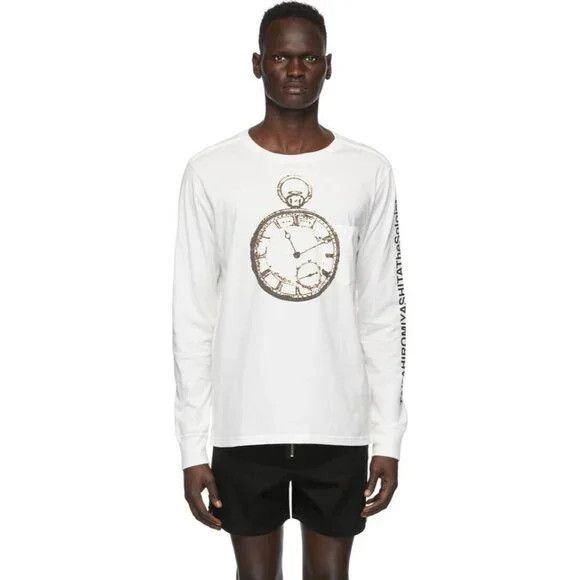 Takahiromiyashita The Soloist. TAKAHIROMIYASHITA TheSoloist. Printed Cotton-Jersey T-Shirt Size US M / EU 48-50 / 2 - 16 Thumbnail