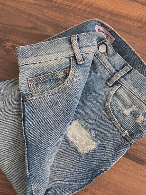 Palm Angels Palm Angels Ripped Jeans Size US 29 - 10 Thumbnail
