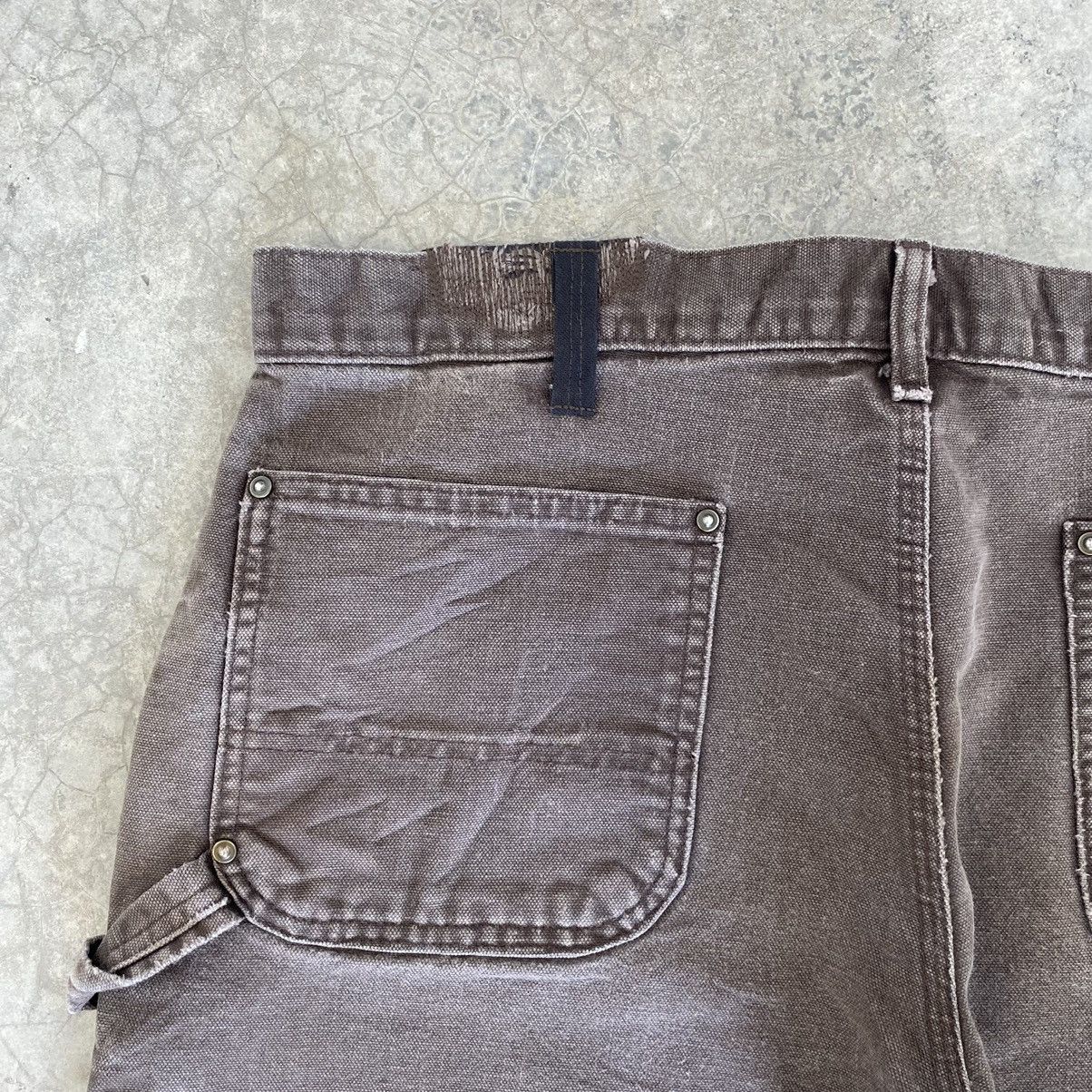 Carhartt VTG Carhartt Double Knee Faded Brown Carpenter Pants Size US 35 - 19 Thumbnail