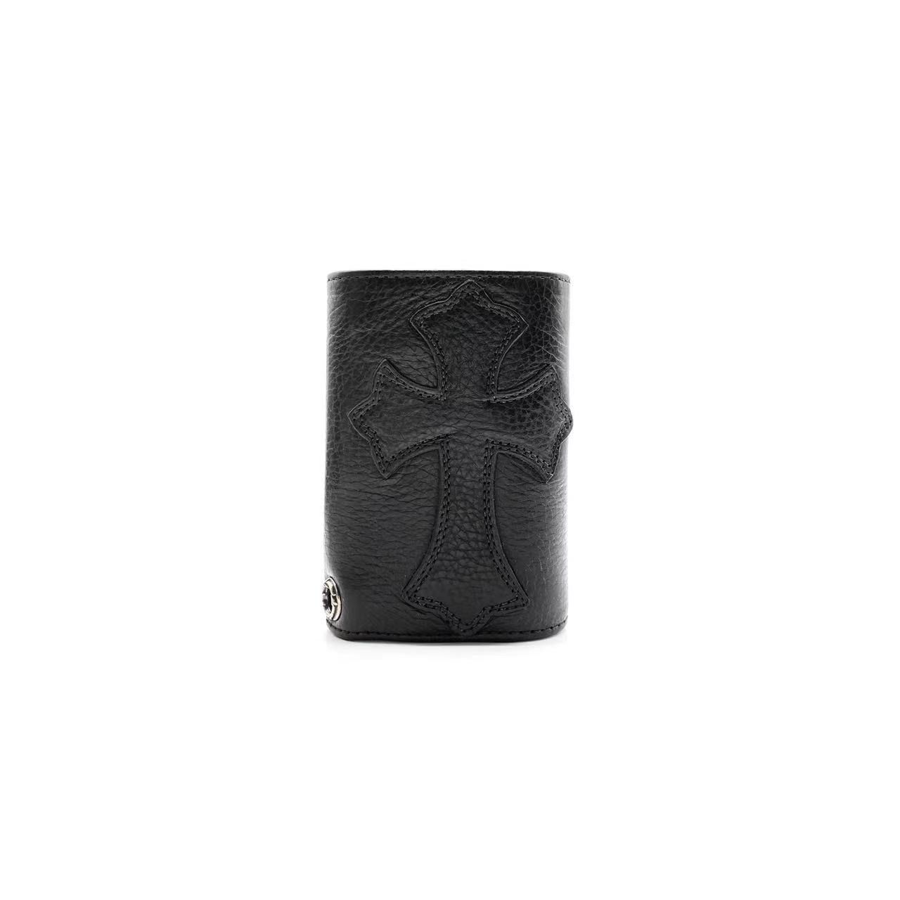 Chrome Hearts Chrome Hearts Leather Cross Folded Wallet Size ONE SIZE - 2 Thumbnail