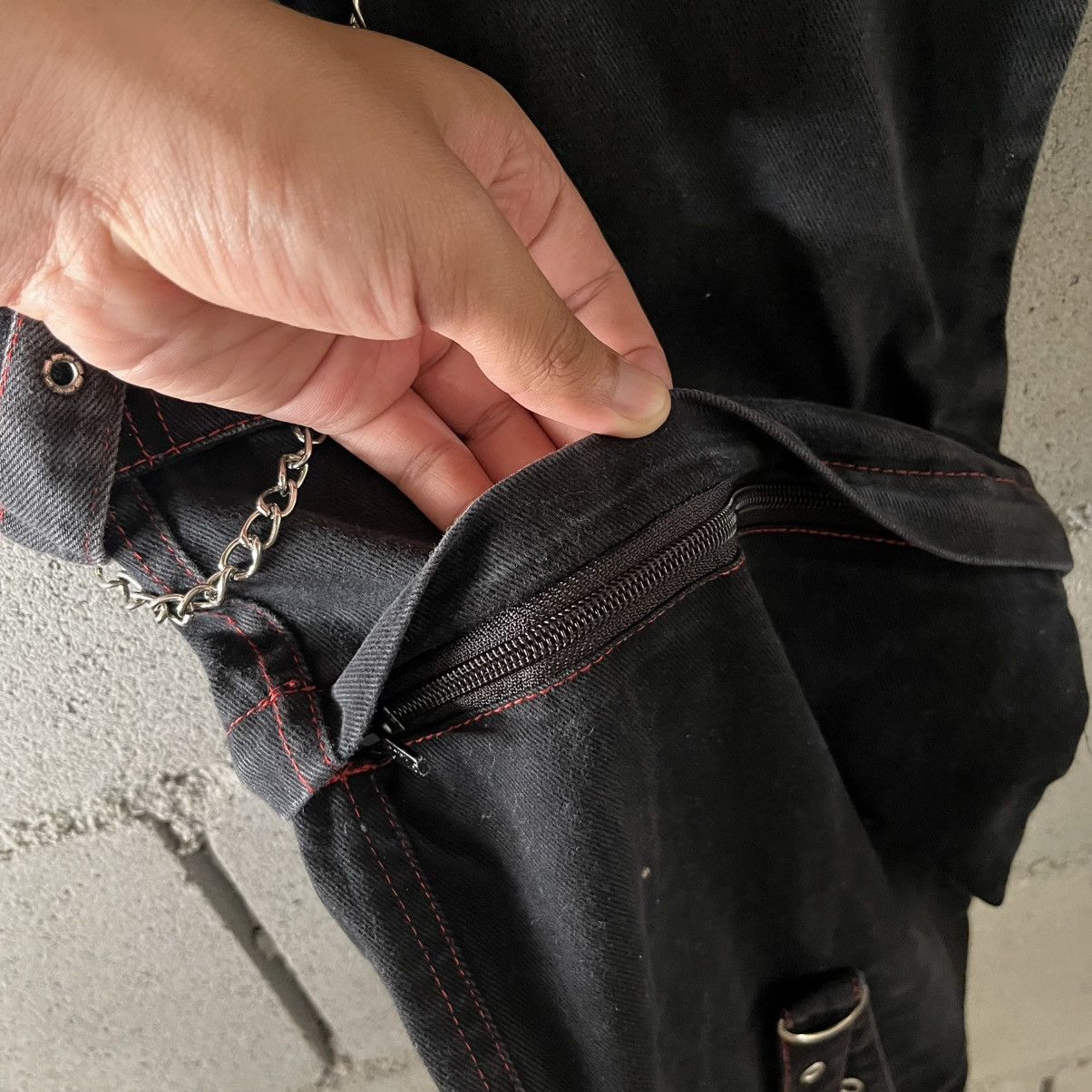 If Six Was Nine × Tripp NYC Darkrock Punk 2 way pants🤘 Size US 34 / EU 50 - 9 Thumbnail