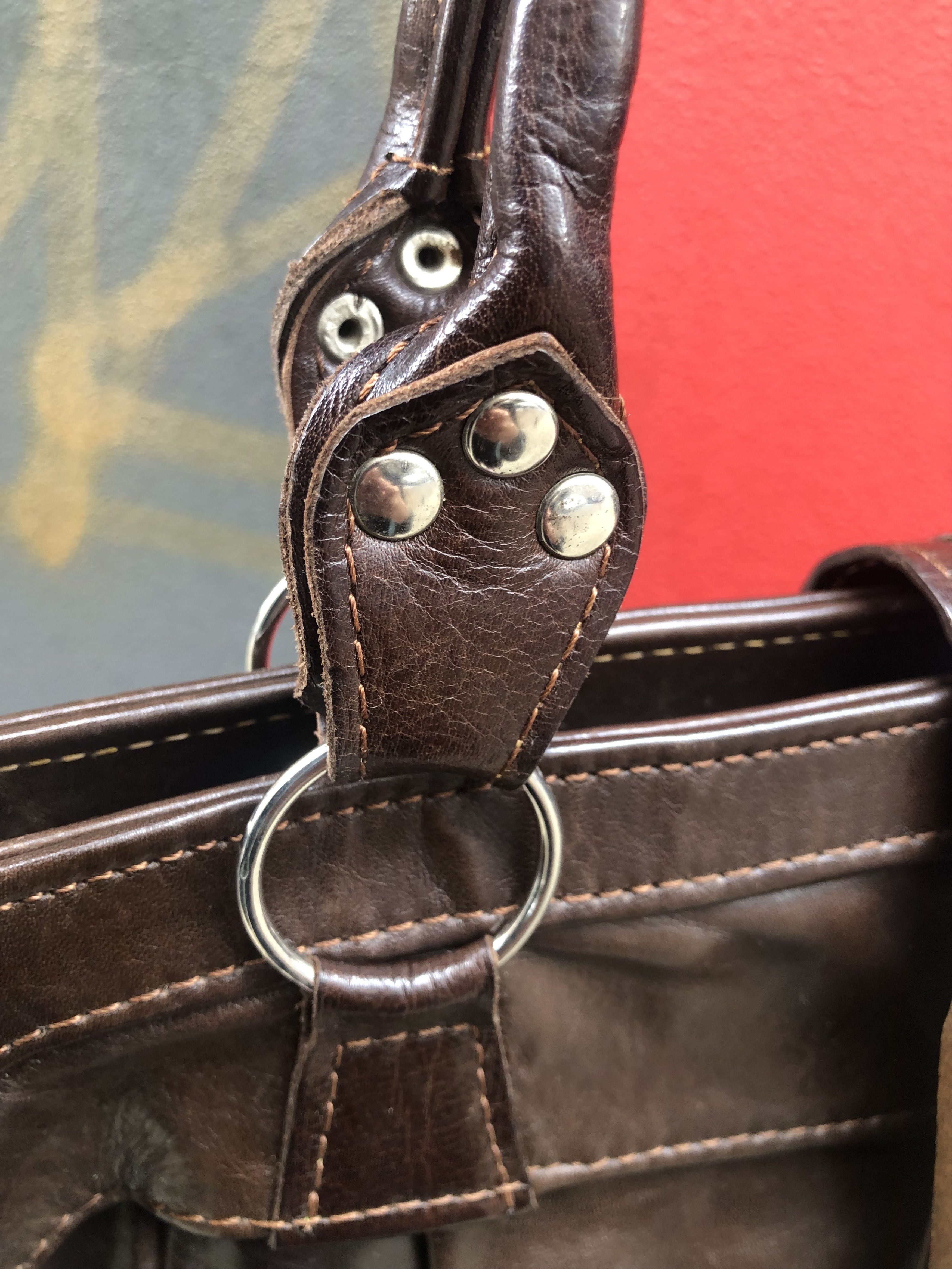 Fendi Rare Authentic Vintage Fendi leather satchel Size ONE SIZE - 5 Thumbnail
