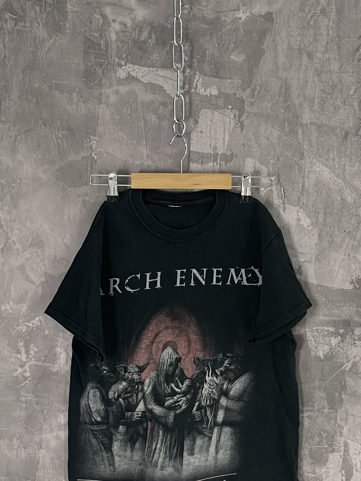 Band Tees × Vintage Vintage Arch Enemy Punk Rock Y2K T-Shirt Size US S / EU 44-46 / 1 - 2 Thumbnail