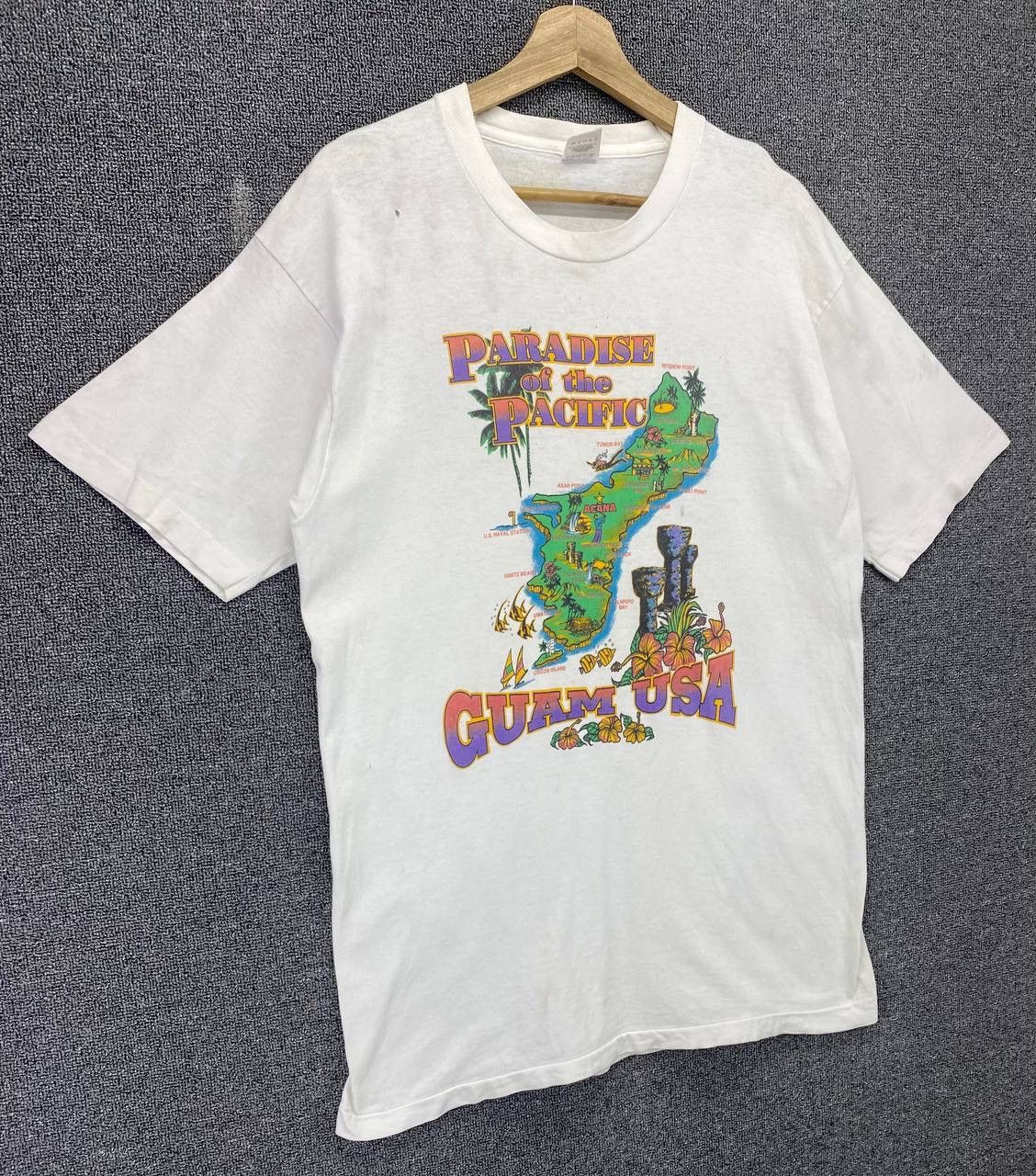 Vintage Vintage Hawaii Guam U.S.A Tee T Shirts Size US L / EU 52-54 / 3 - 2 Thumbnail