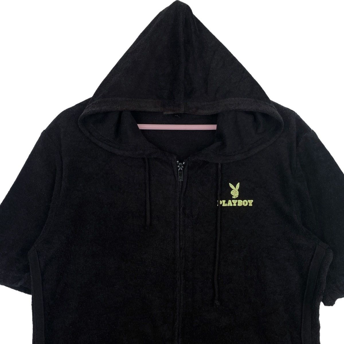 Playboy Playboy Hoodie Short Sleeve Shirt Pullover Jumper Size US M / EU 48-50 / 2 - 2 Thumbnail