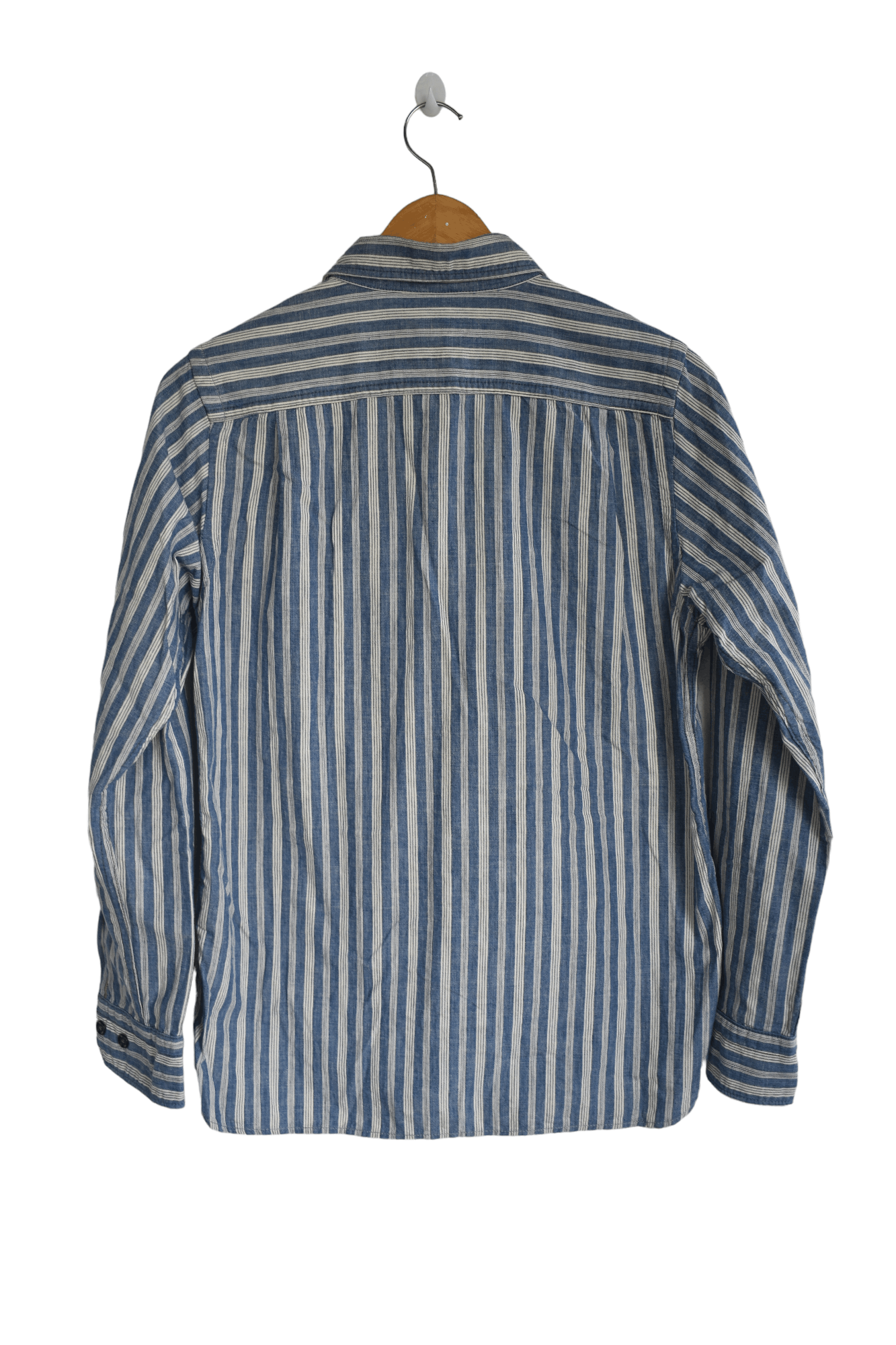Japanese Brand × OMNIGOD Omnigod Selvadge Stripe Denim Shirt Size US S / EU 44-46 / 1 - 3 Thumbnail