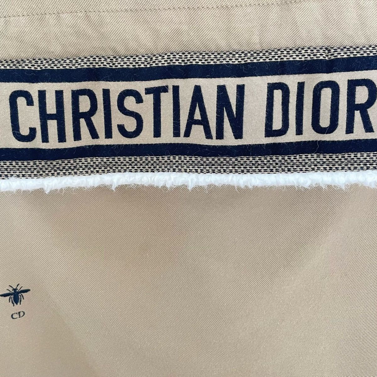 Dior Dior Brown Logo Letter Hooded Half-Zip Sweatshirt K26WX Size US XS / EU 42 / 0 - 6 Thumbnail