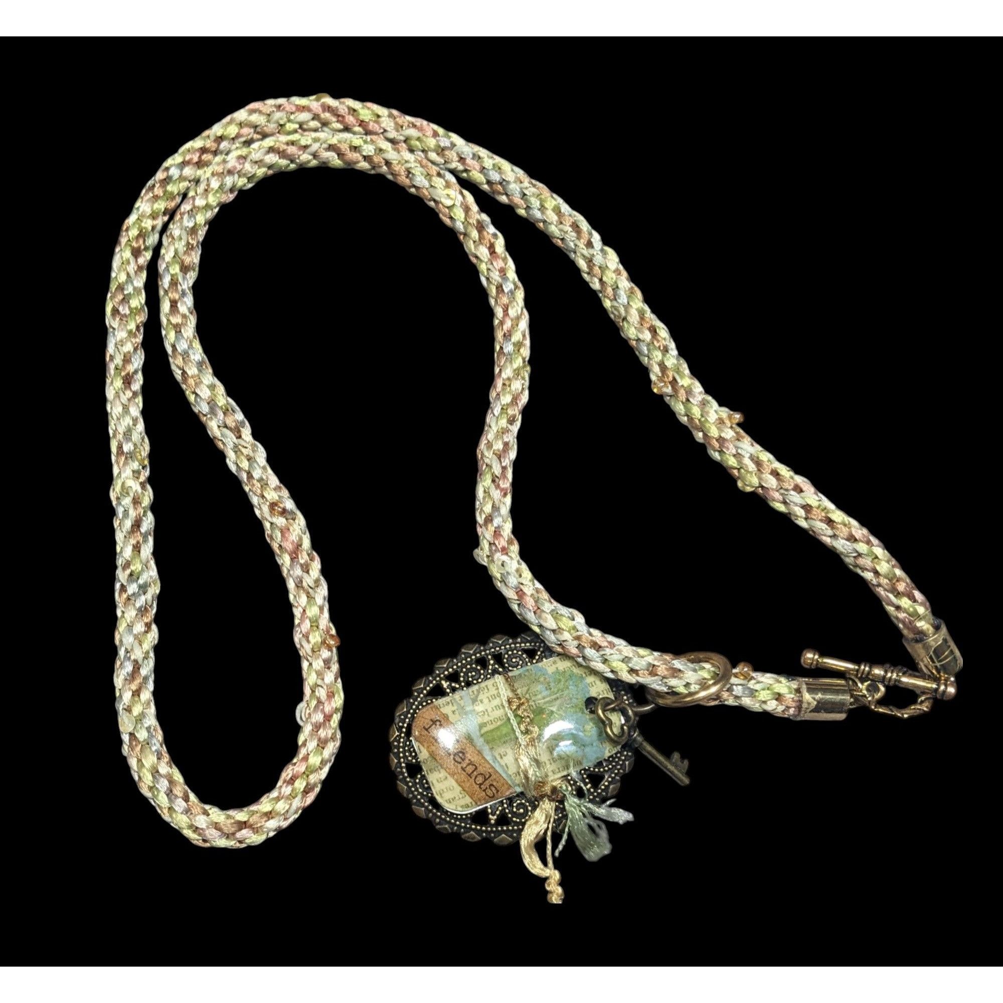 Other Handmade Rustic Cottagecore Friendship Necklace Size ONE SIZE - 1 Thumbnail