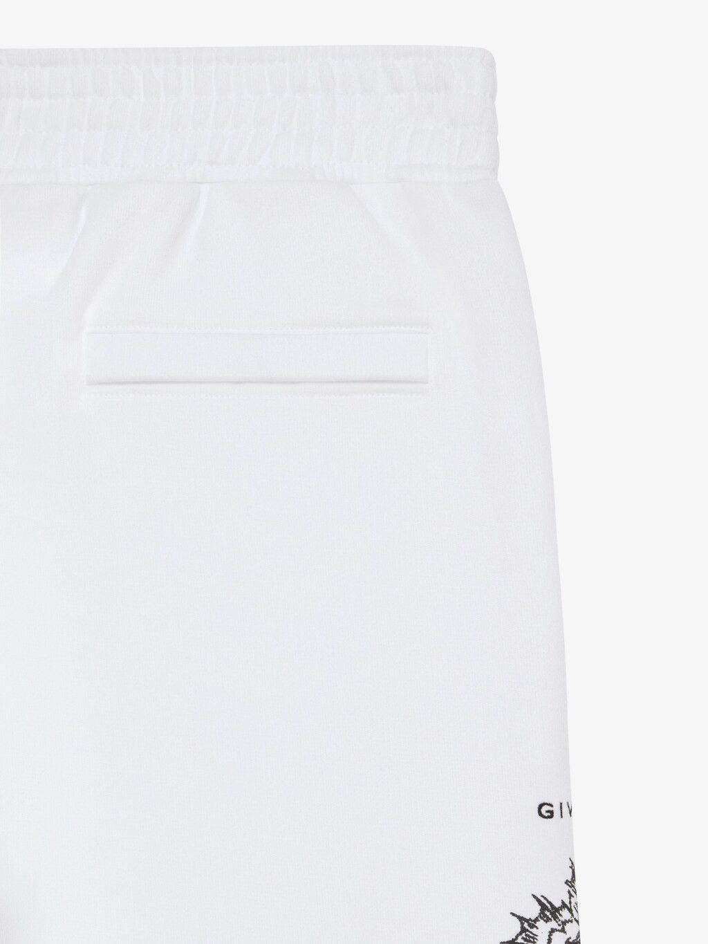 Givenchy o1w1db10525 Casual Sweatpant W/ Elasticated Bottom in White Size US 34 / EU 50 - 2 Thumbnail