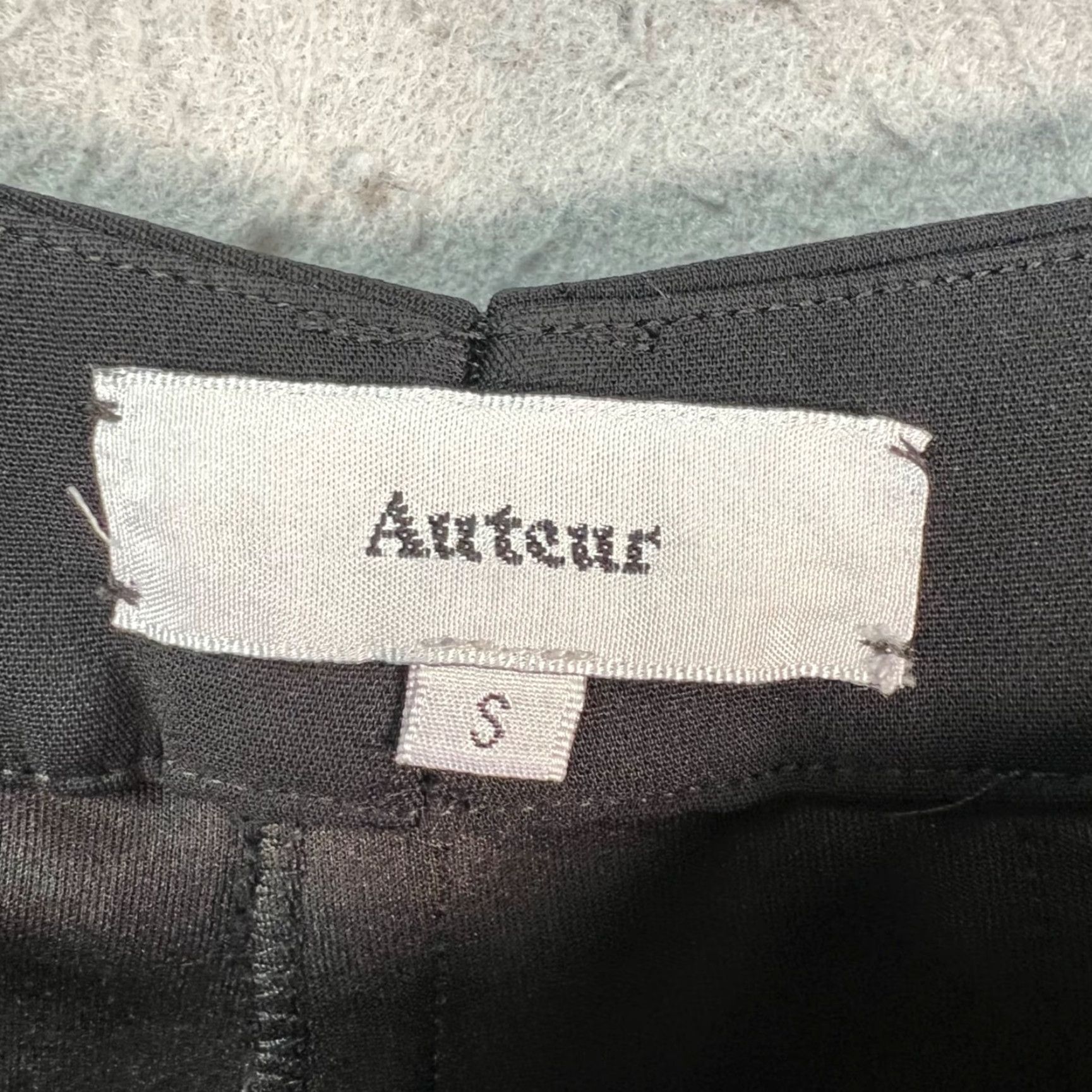 Vintage Auteur Womens Small Black Flared Dress Pants Trousers Dress Pants Womens Small Black Flared Pants Featuring Polyester Spandex Size 28" / US 6 / IT 42 - 3 Thumbnail