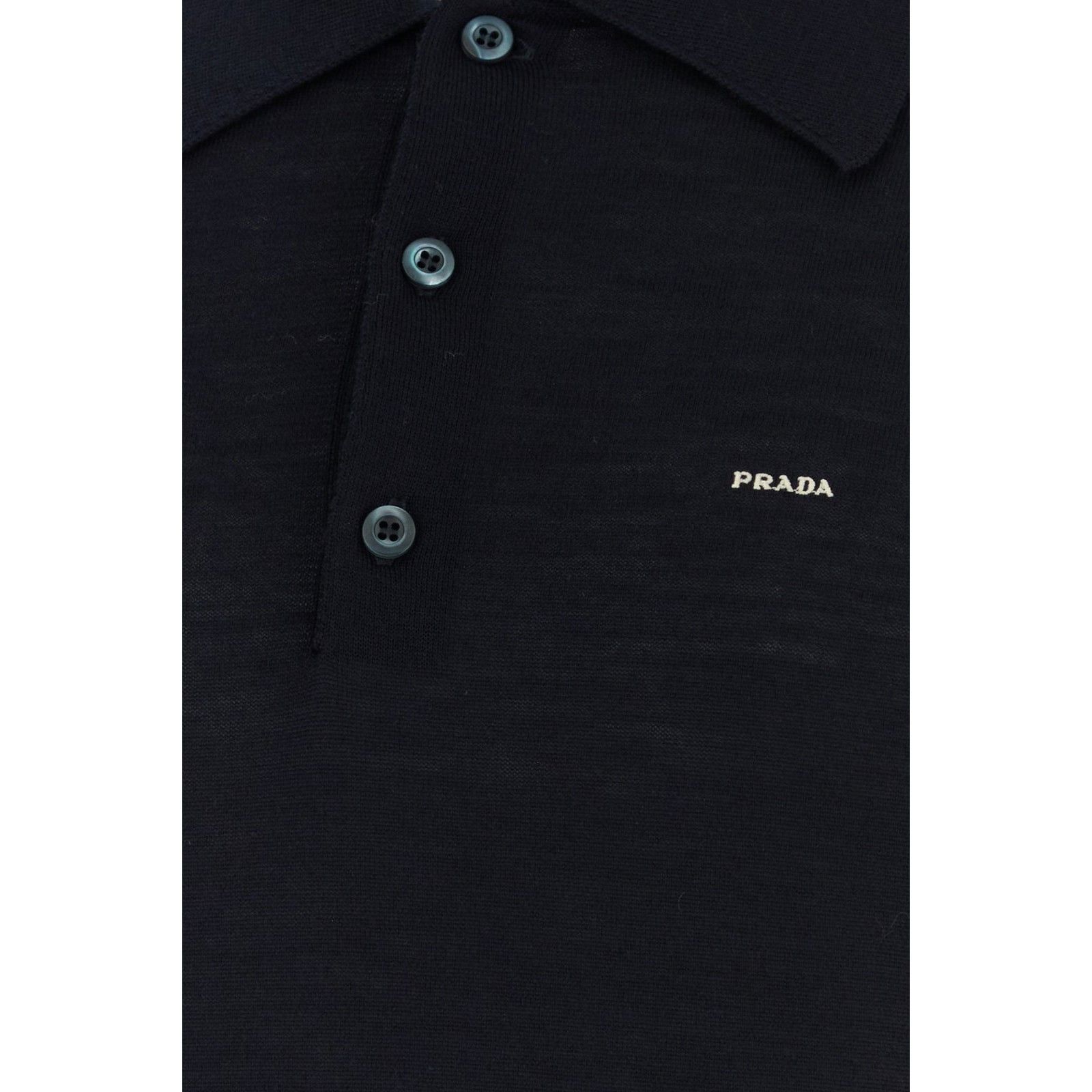 Prada PRADA Midnight Blue Wool Polo Shirt New & Authentic (Men's s Size US M / EU 48-50 / 2 - 3 Thumbnail