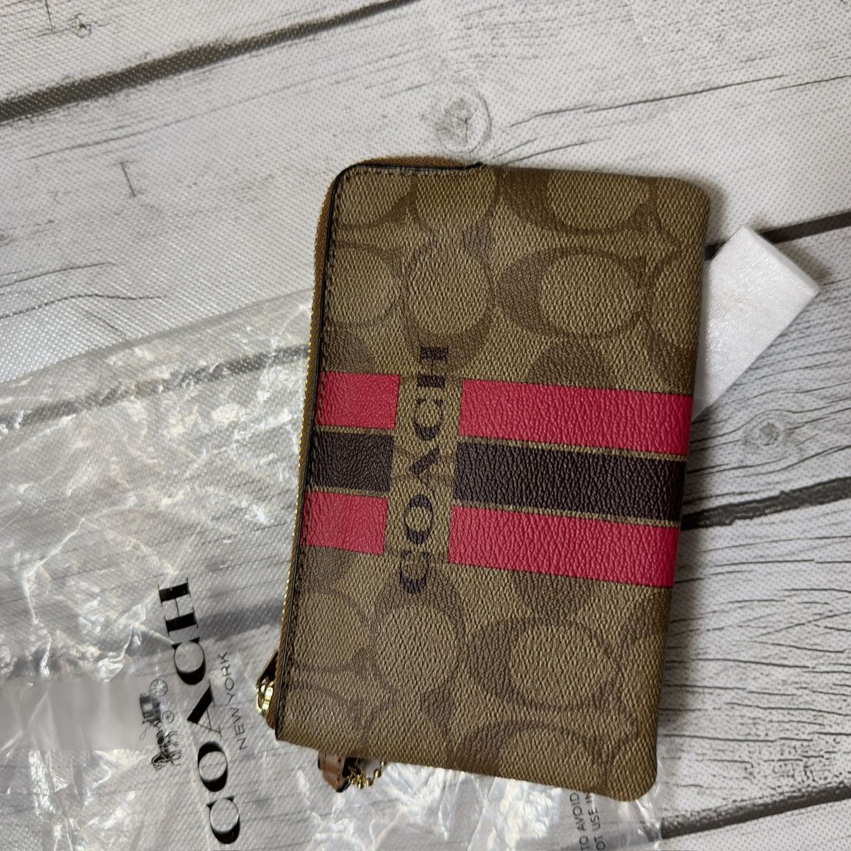 Coach × Vintage Vintage Coach Signature wristlet Size ONE SIZE - 2 Thumbnail