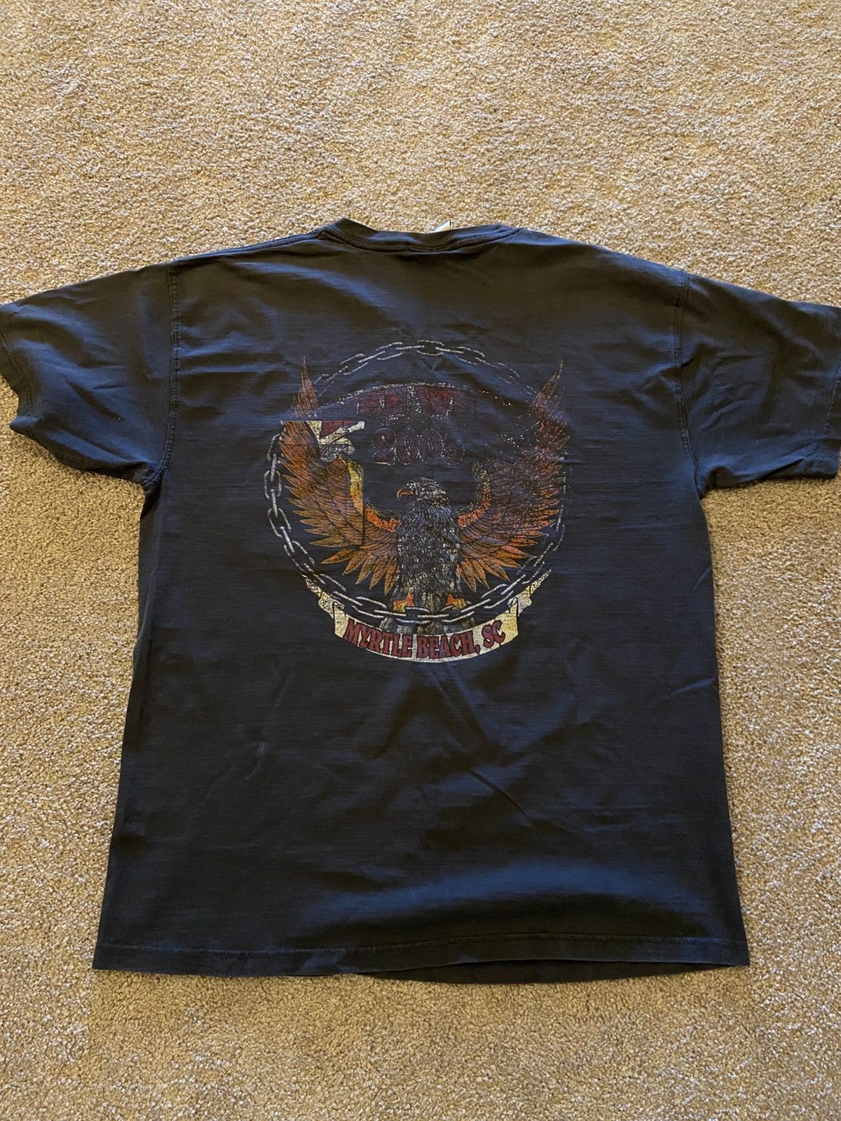 Harley Davidson 2005 Bike Week T Shirt Mega Faded Size US M / EU 48-50 / 2 - 1 Thumbnail