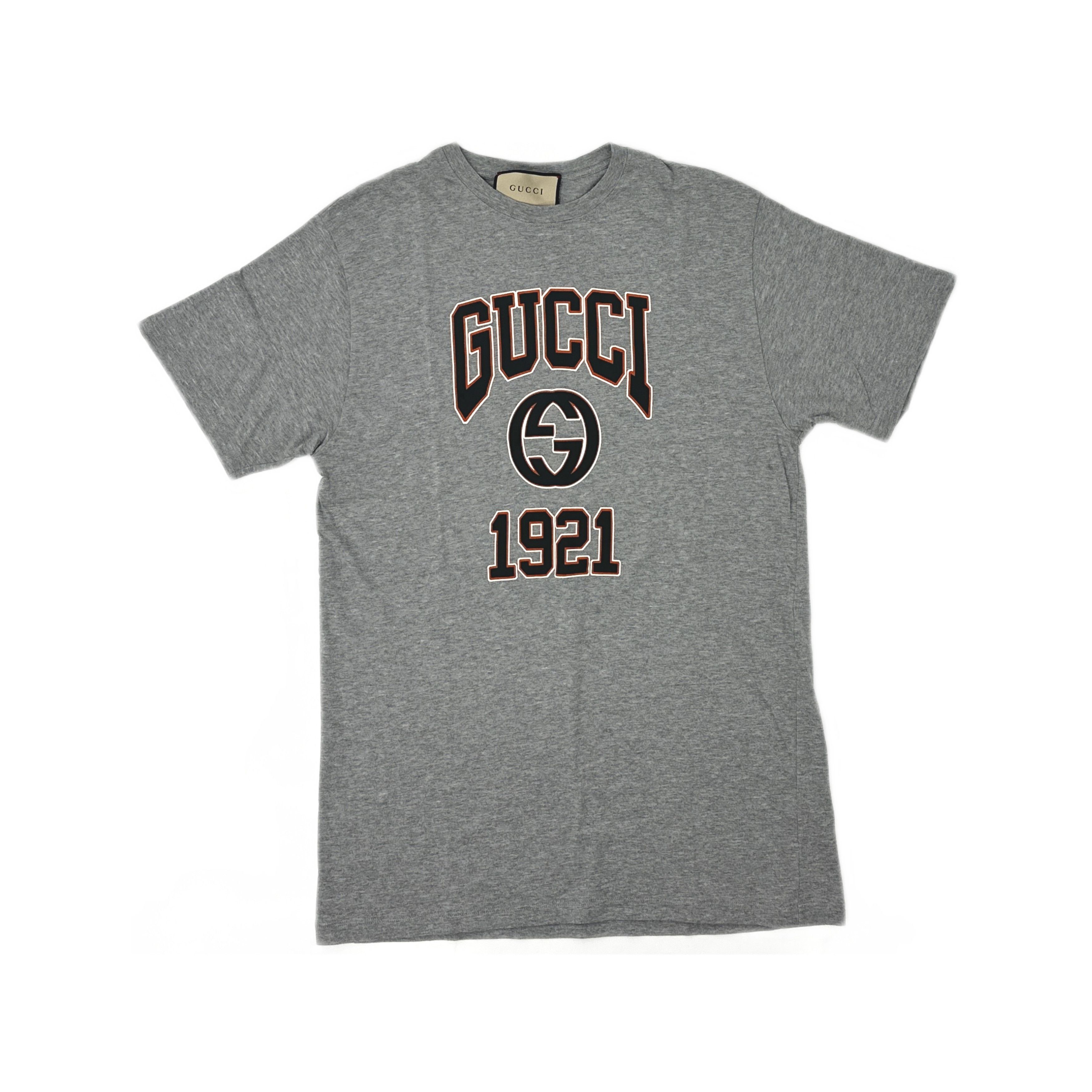 Gucci Gucci Logo 1921 Graphic T-Shirt Size M Size US M / EU 48-50 / 2 - 1 Thumbnail