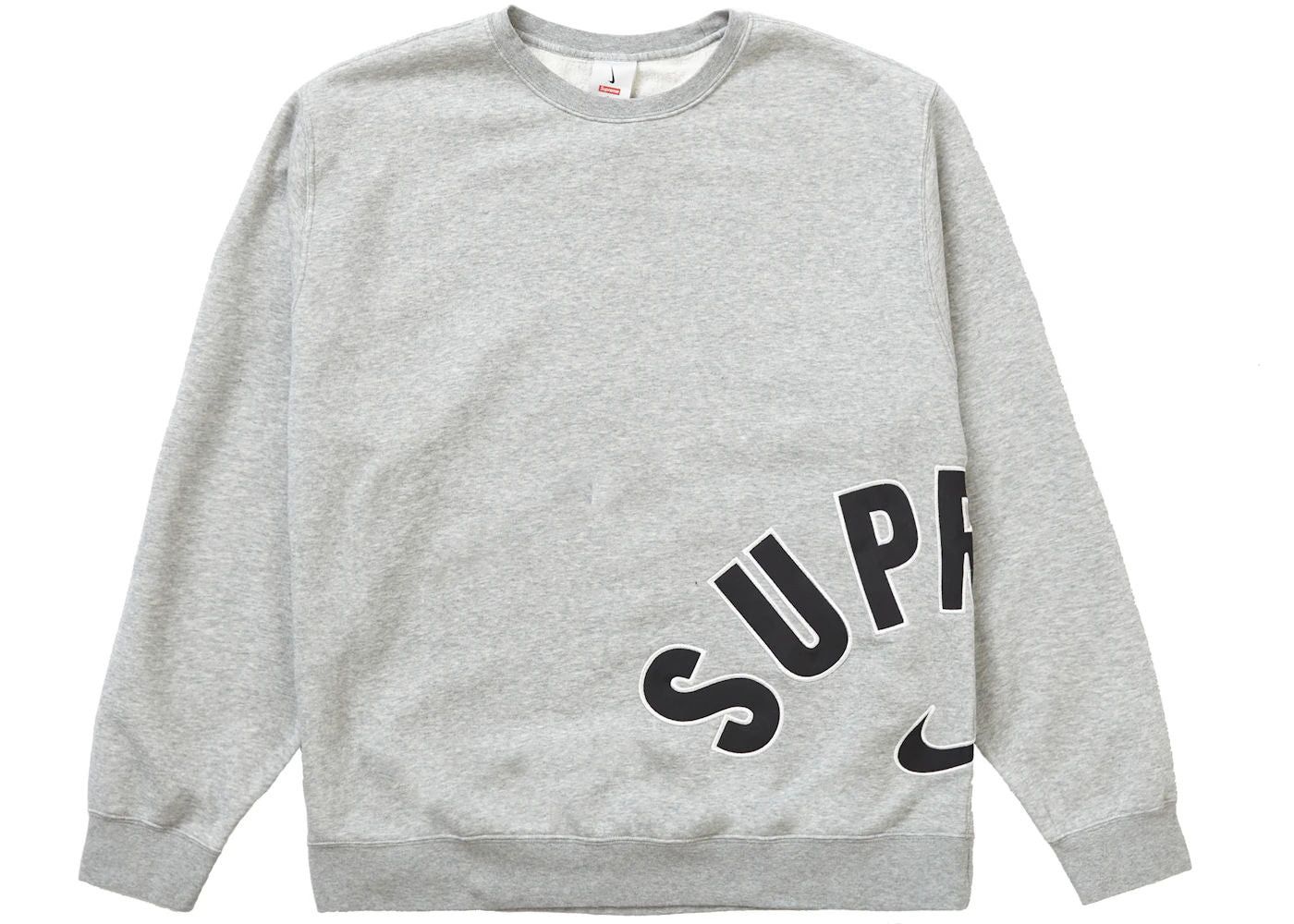 Supreme Nike Arc Crewneck Heather Grey Size US L / EU 52-54 / 3 - 1 Preview
