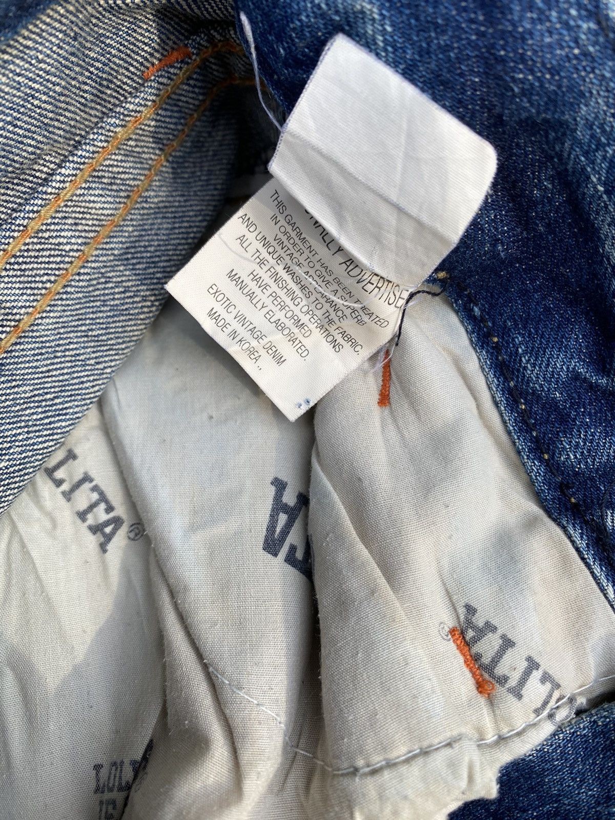 If Six Was Nine × Japanese Brand × Le Grande Bleu (L.G.B.) Yoshimoto Nara x Lolita Jeans Distressed Pants Size US 30 / EU 46 - 16 Thumbnail