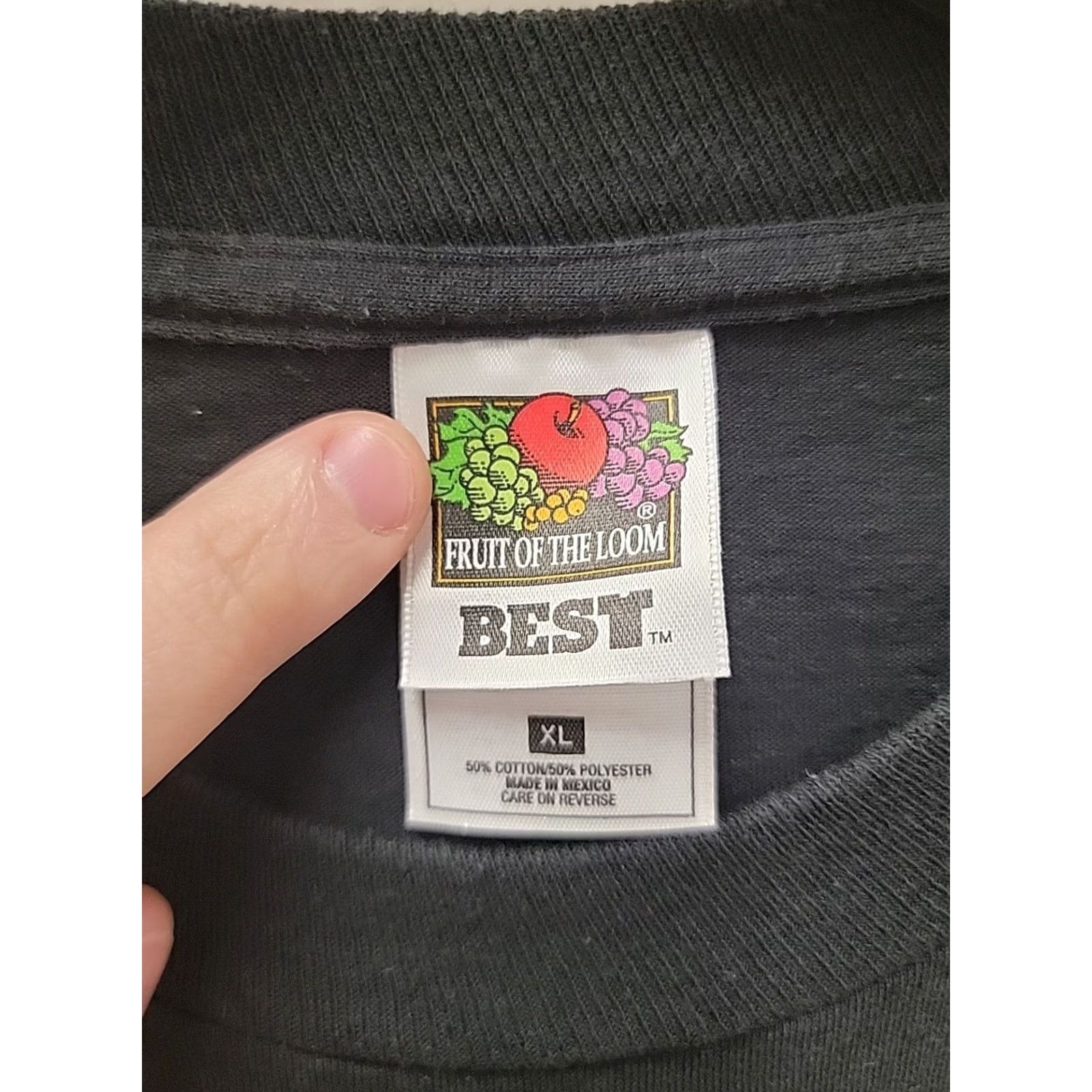 Fruit Of The Loom VINTAGE Cornell Rocks 96 T Shirt Mens XL Black Fruit Of The Loom Shirt Mens XL Black Size US XL / EU 56 / 4 - 3 Thumbnail