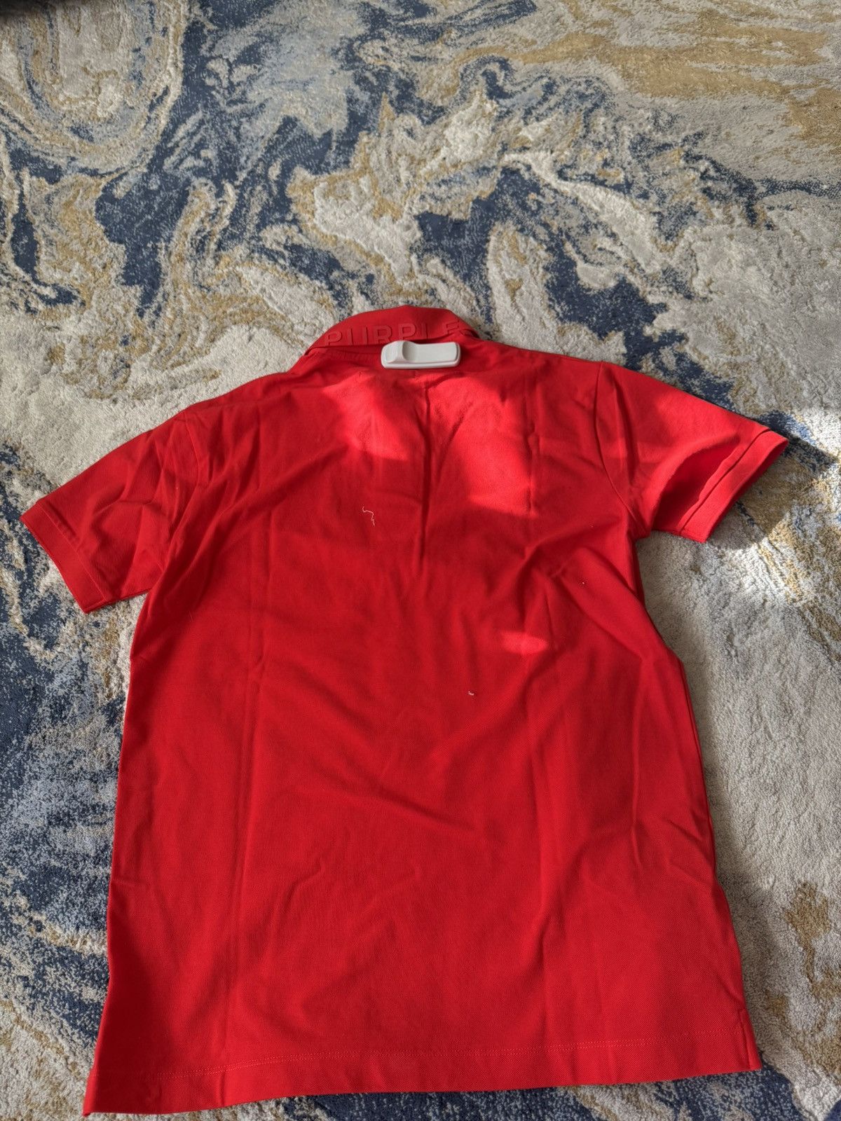 Purple Brand Purple brand pique knit red polo Size US XS / EU 42 / 0 - 5 Thumbnail