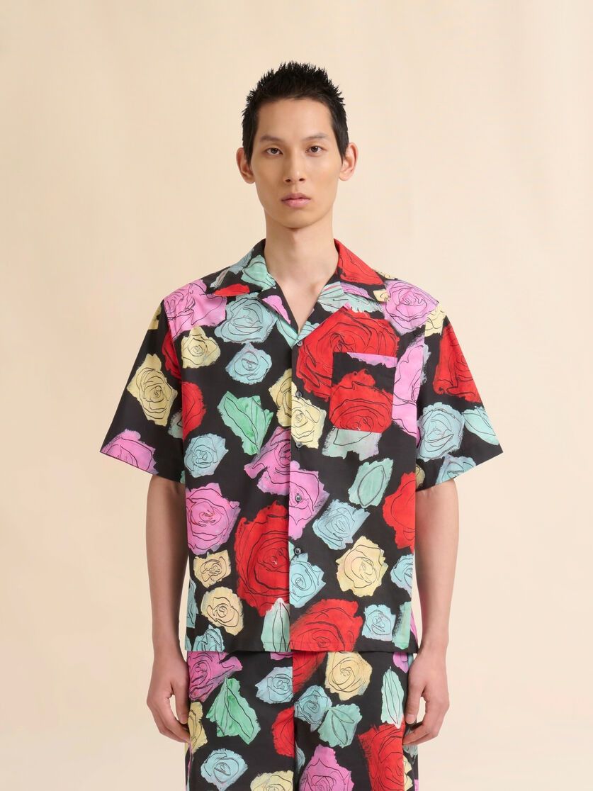 Marni o1f1d3z0326 Bowling Shirt in Multicolor Size US M / EU 48-50 / 2 - 2 Thumbnail