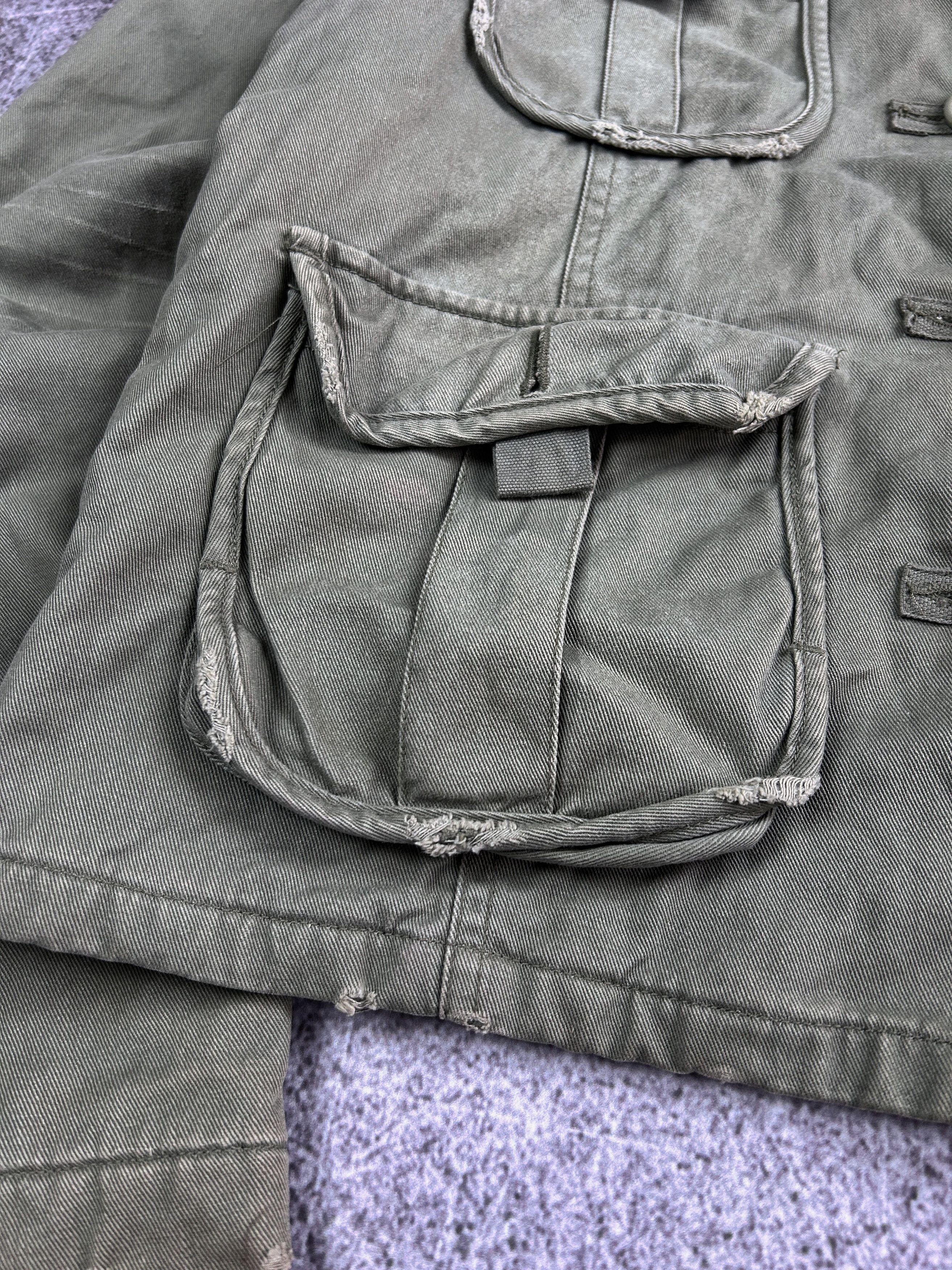 Vintage Vintage Military Jacket Fur Collar Cropped Y2K Streetwear Size US S / EU 44-46 / 1 - 11 Thumbnail