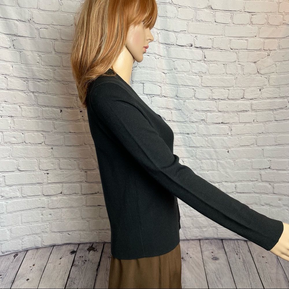 Kate Spade New Kate Spade Black Embellished Brooch Cardigan Size S Size S / US 4 / IT 40 - 3 Thumbnail
