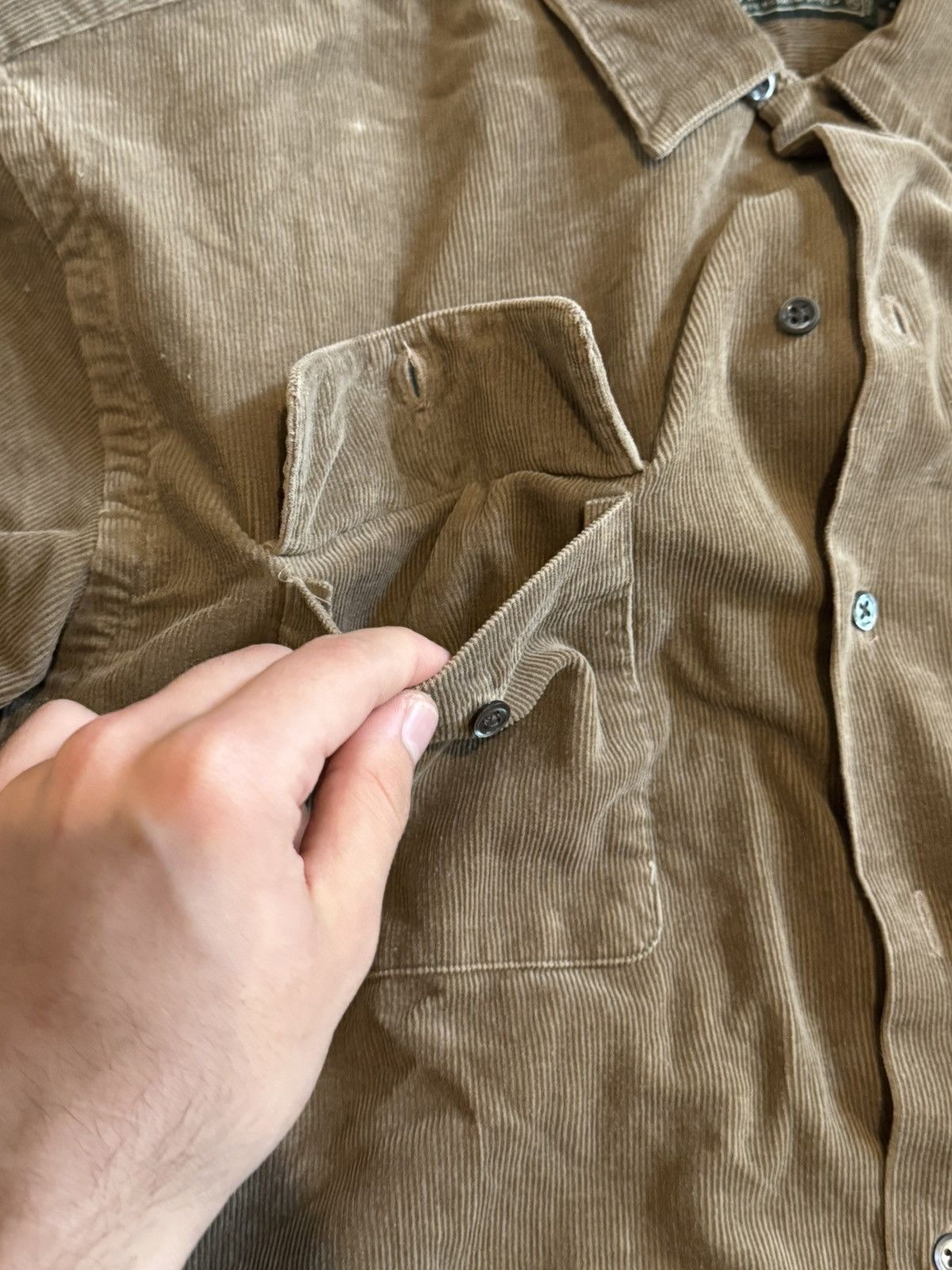 Ralph Lauren Vintage Ralph Lauren Cord Shirt – XL Size US XL / EU 56 / 4 - 5 Thumbnail