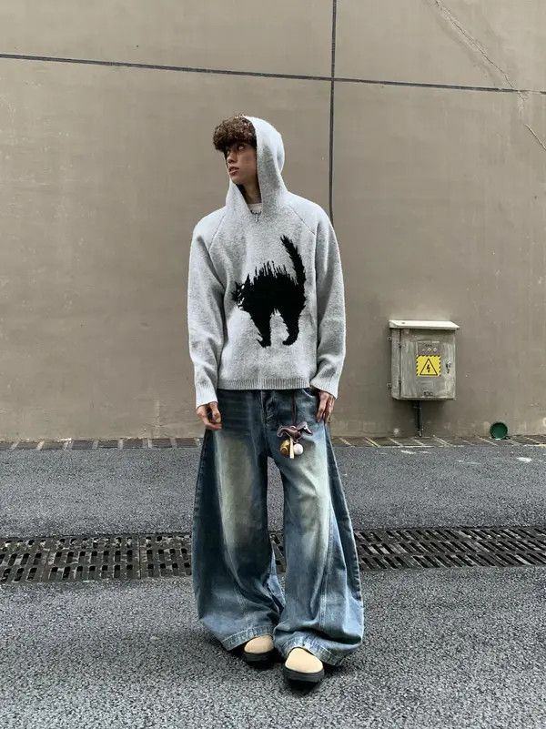 Other Kawashima x Reiya Cat Knit Hoodie Size US L / EU 52-54 / 3 - 2 Thumbnail