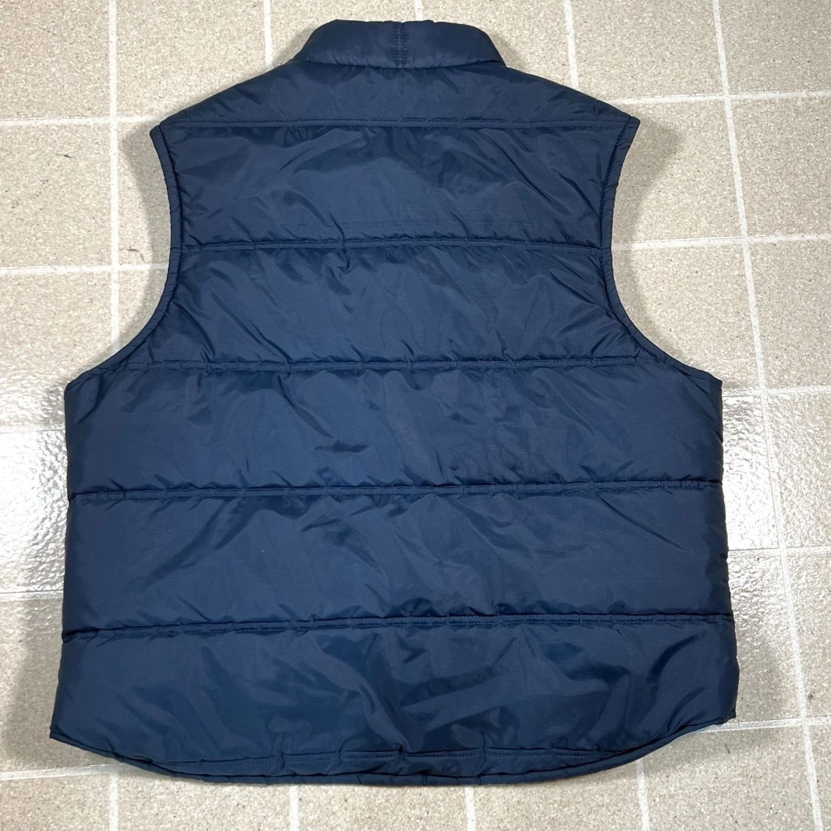Sears VINTAGE Sears Puffer Vest Outerwear 70s Blues Size XL Men Nylon Blue Puffer Jacket XL Size US XL / EU 56 / 4 - 2 Thumbnail