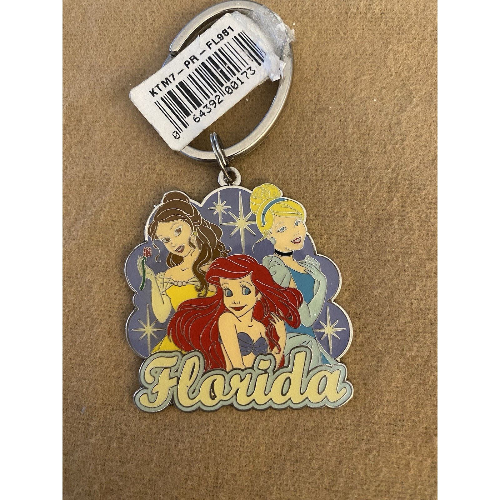 Disney Disney Princesses Florida Key Ring NWT Size 26 - 1 Thumbnail