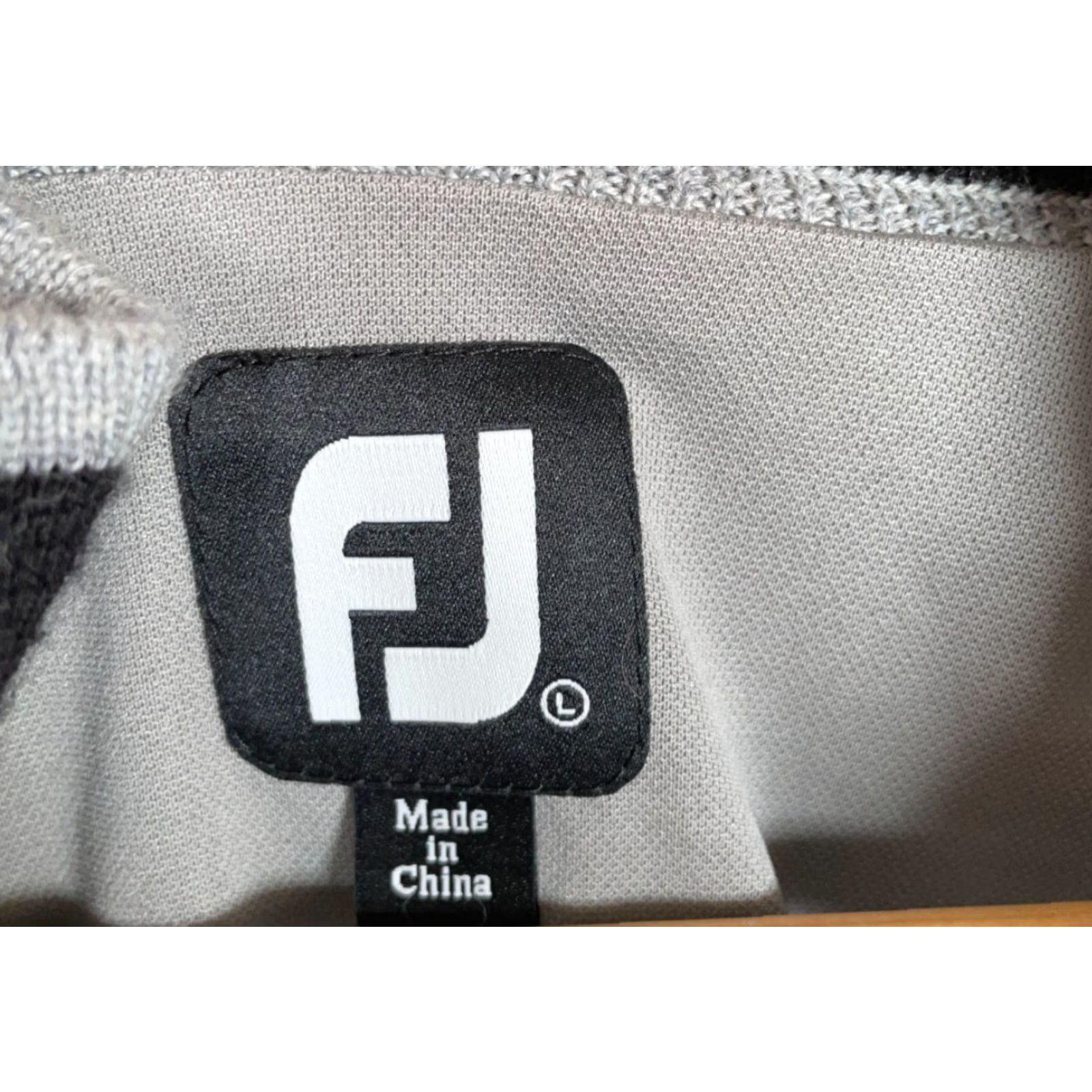 Footjoy FootJoy Wool Sweater FootJoy 1/4-Zip Lined Wool Gray Argyle Pattern Men's Large Pullover Knit Mock Neck 1/4 Zip Fall Winter Spring Casual Preppy Style Size US L / EU 52-54 / 3 - 3 Thumbnail