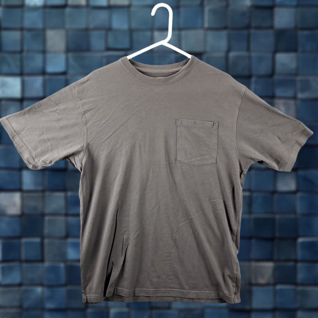 Vintage Key Work Shirt M Gray Short Sleeve Pocket Tee Farm Mechanic Mens Size US M / EU 48-50 / 2 - 1 Thumbnail