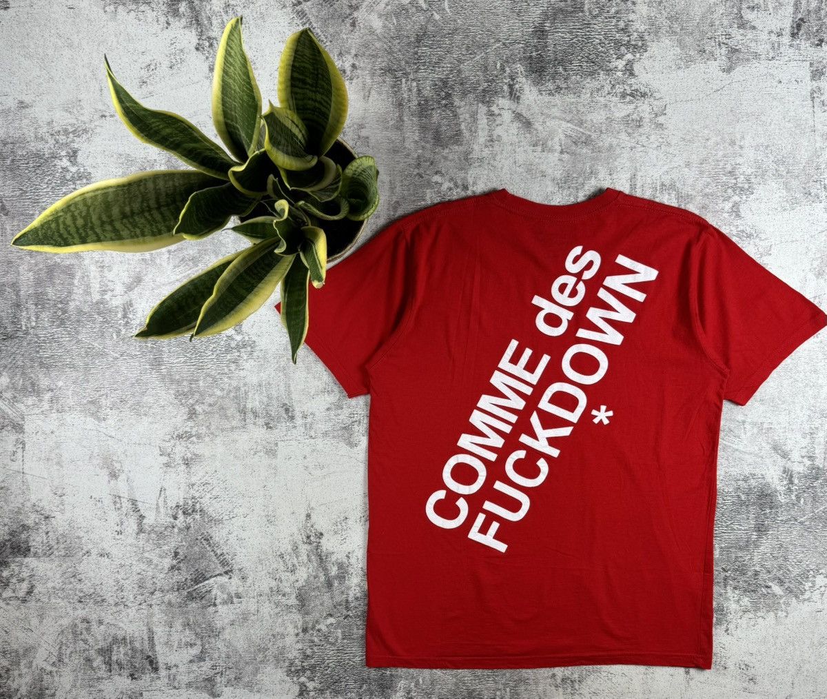 Comme Des Fuck Down Comme Des Fuckdown Men’s XLarge Red Logo Hip Hop Rap Cotton T Shirt Tee Jersey Size US XL / EU 56 / 4 - 2 Thumbnail