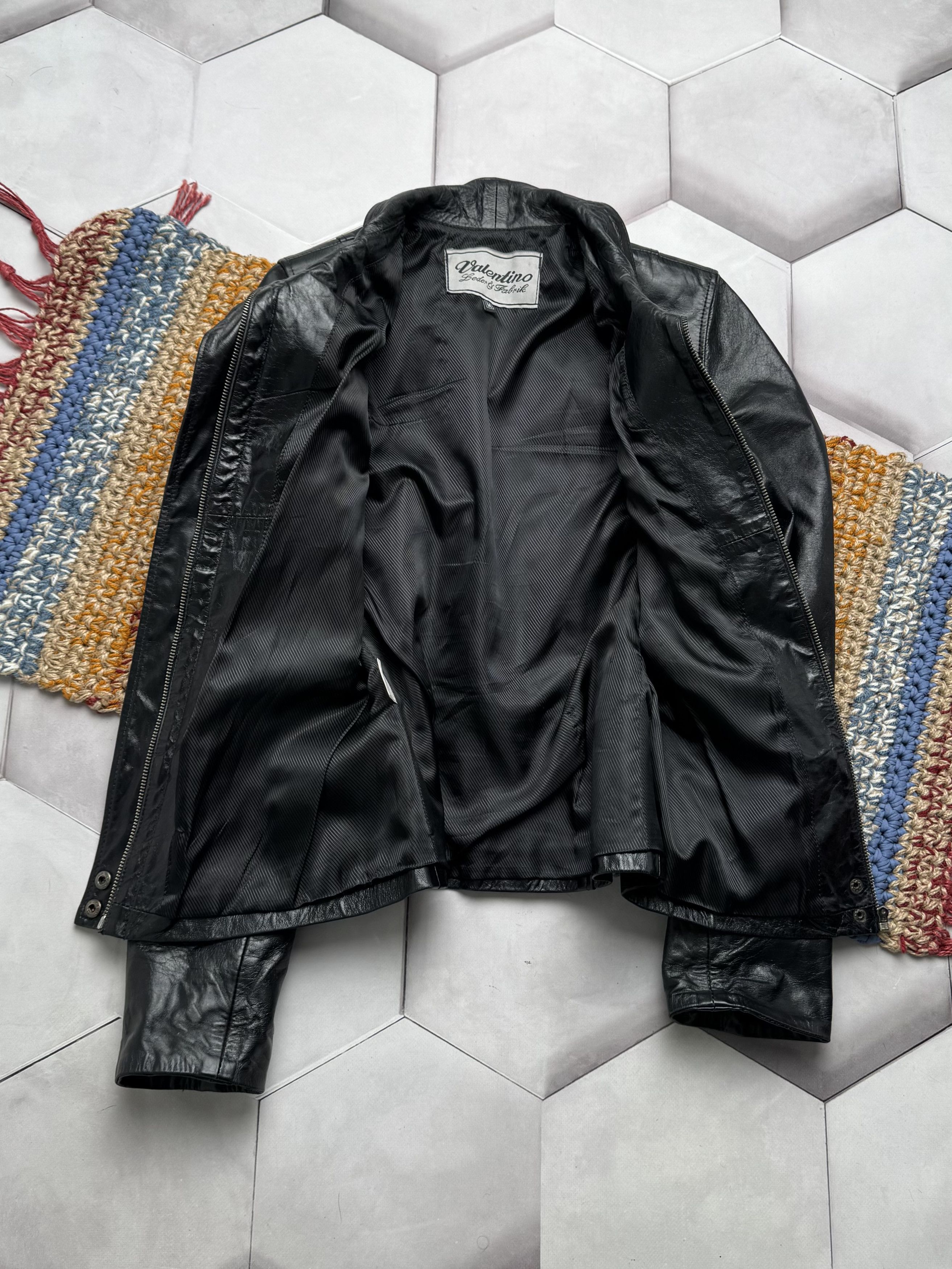 Vintage Vintage Cropped Leather Jacket (E4) Size M / US 6-8 / IT 42-44 - 4 Thumbnail