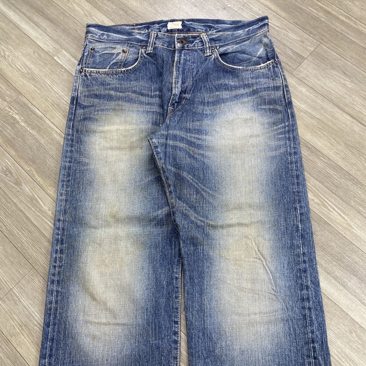 Edwin 1990s Vintage Edwin 505Z Selvedge Japan Faded Jeans 32x34 Size US 32 / EU 48 - 3 Thumbnail