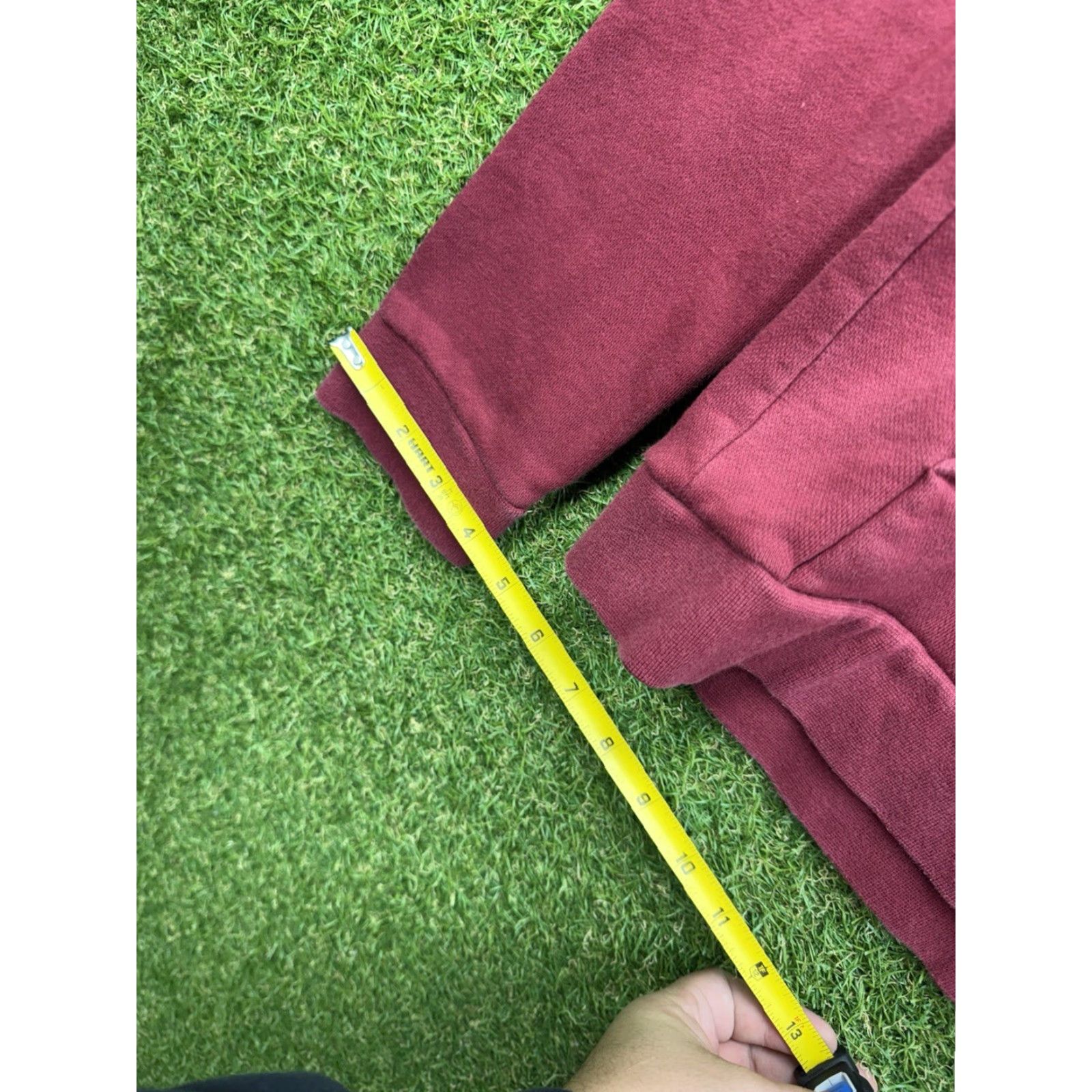 Nike Nike Air Sweatshirt Mens Small Maroon Drawstring 1/4 Zip Nike Air Logo Graphic Size US S / EU 44-46 / 1 - 5 Thumbnail