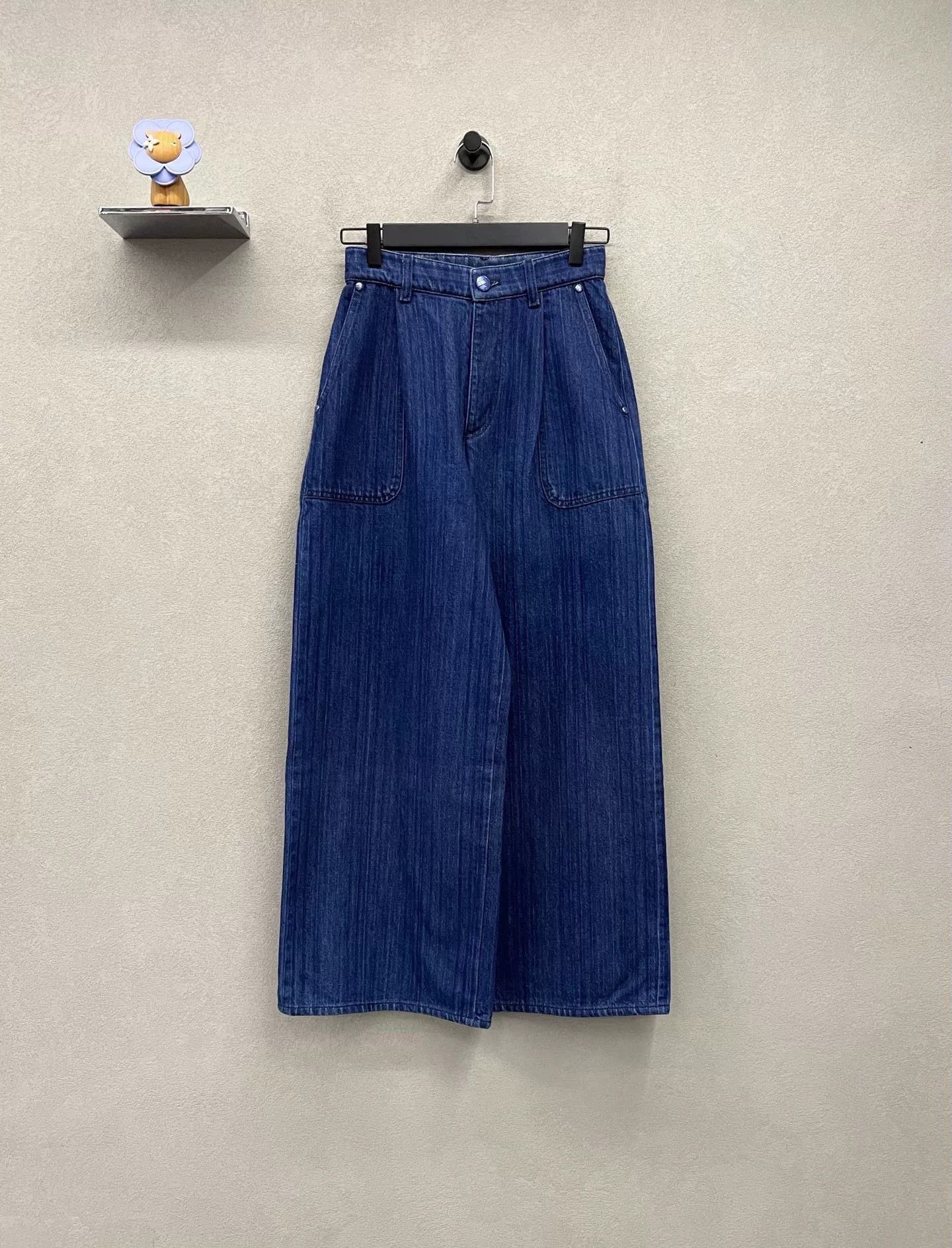 Chanel Chanel Blue Wide-Leg Denim Jeans Size US 34 / EU 50 - 1 Thumbnail