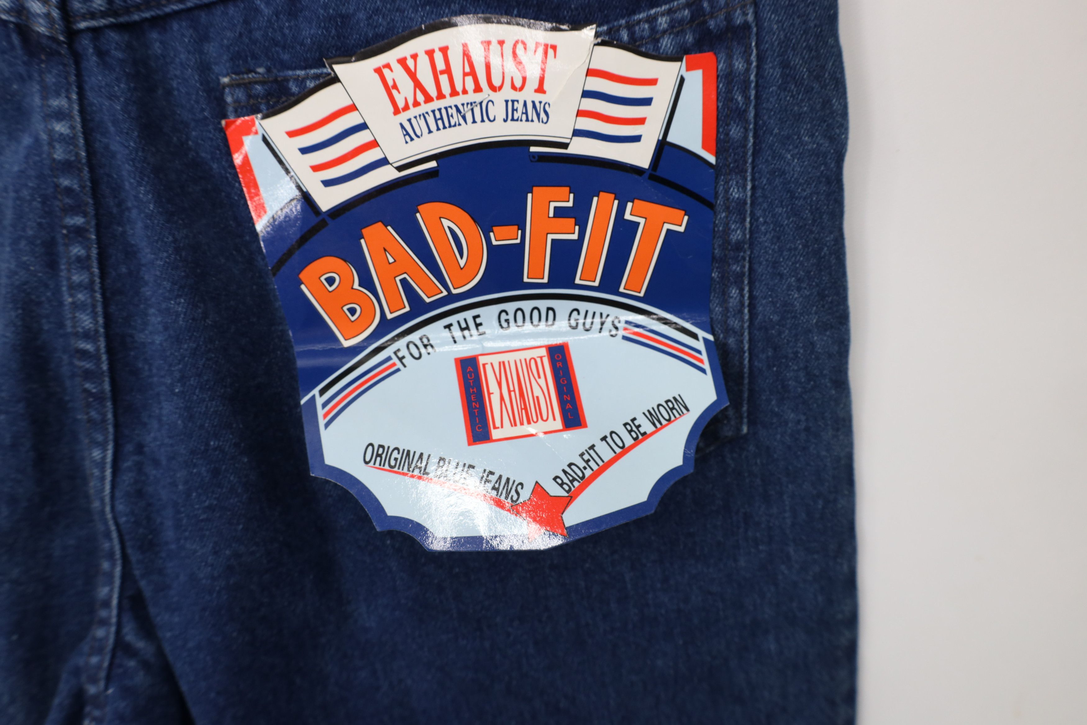 Vintage Deadstock Vintage 90s Streetwear Skateboard Jeans 8 Ball Size US 33 - 14 Thumbnail