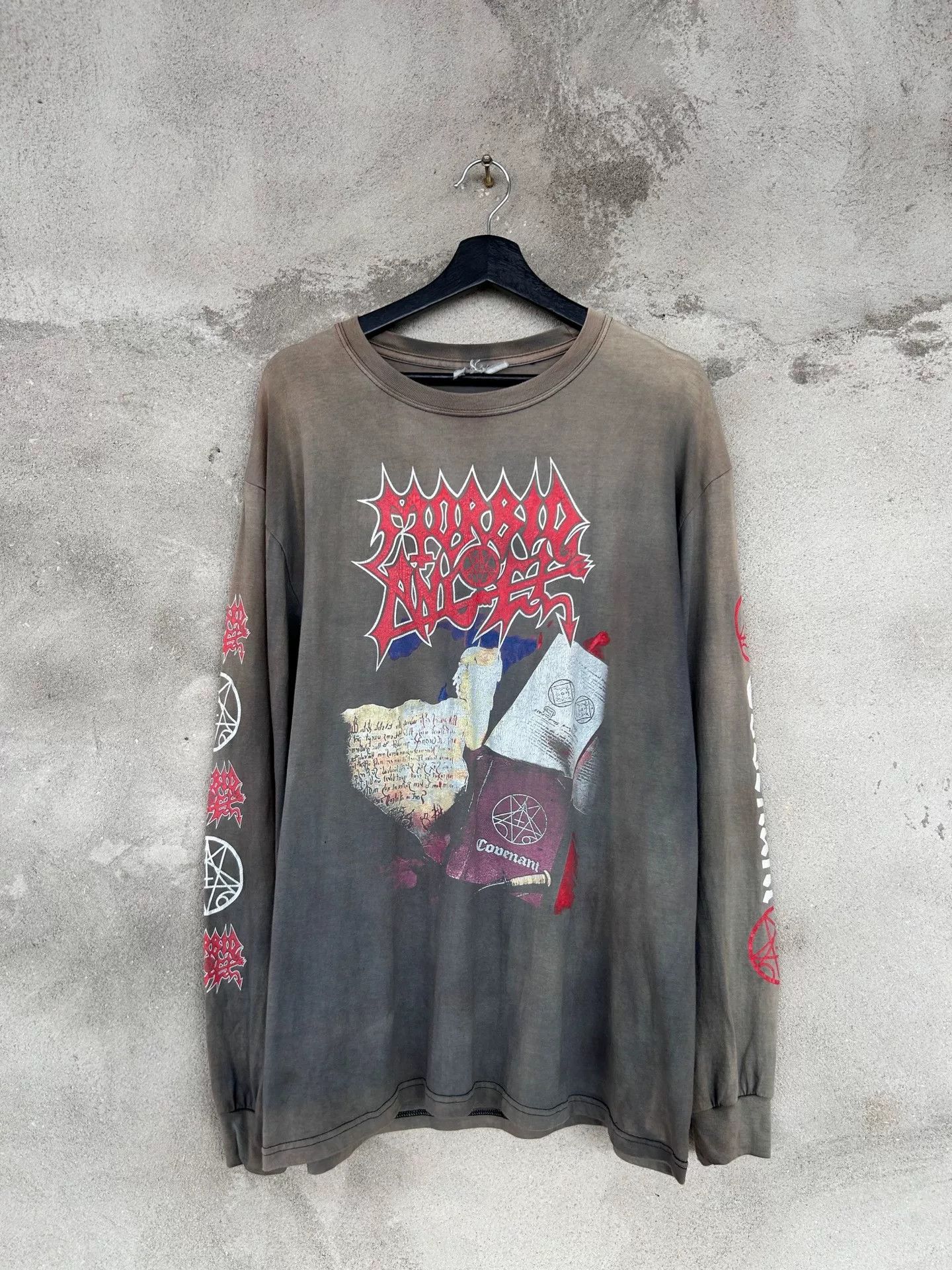 Vintage Vintage 90s Morbid Angel Long Sleeve Tee Size US M / EU 48-50 / 2 - 1 Thumbnail