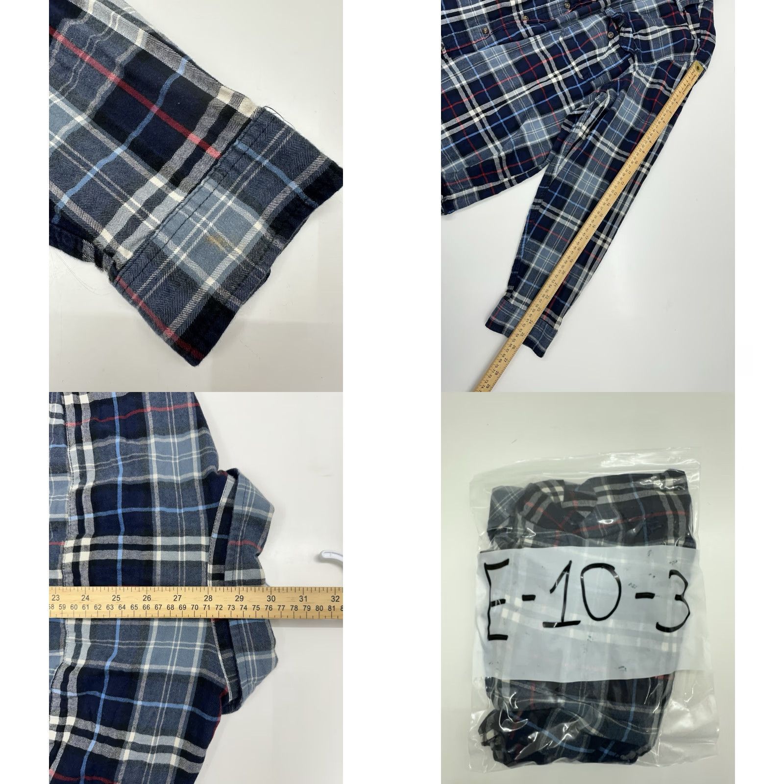 Vintage Goodfellow & Co Button-Up Shirt Mens XXL Blue Plaid Long Sleeve Regular Fit Size US XXL / EU 58 / 5 - 8 Thumbnail
