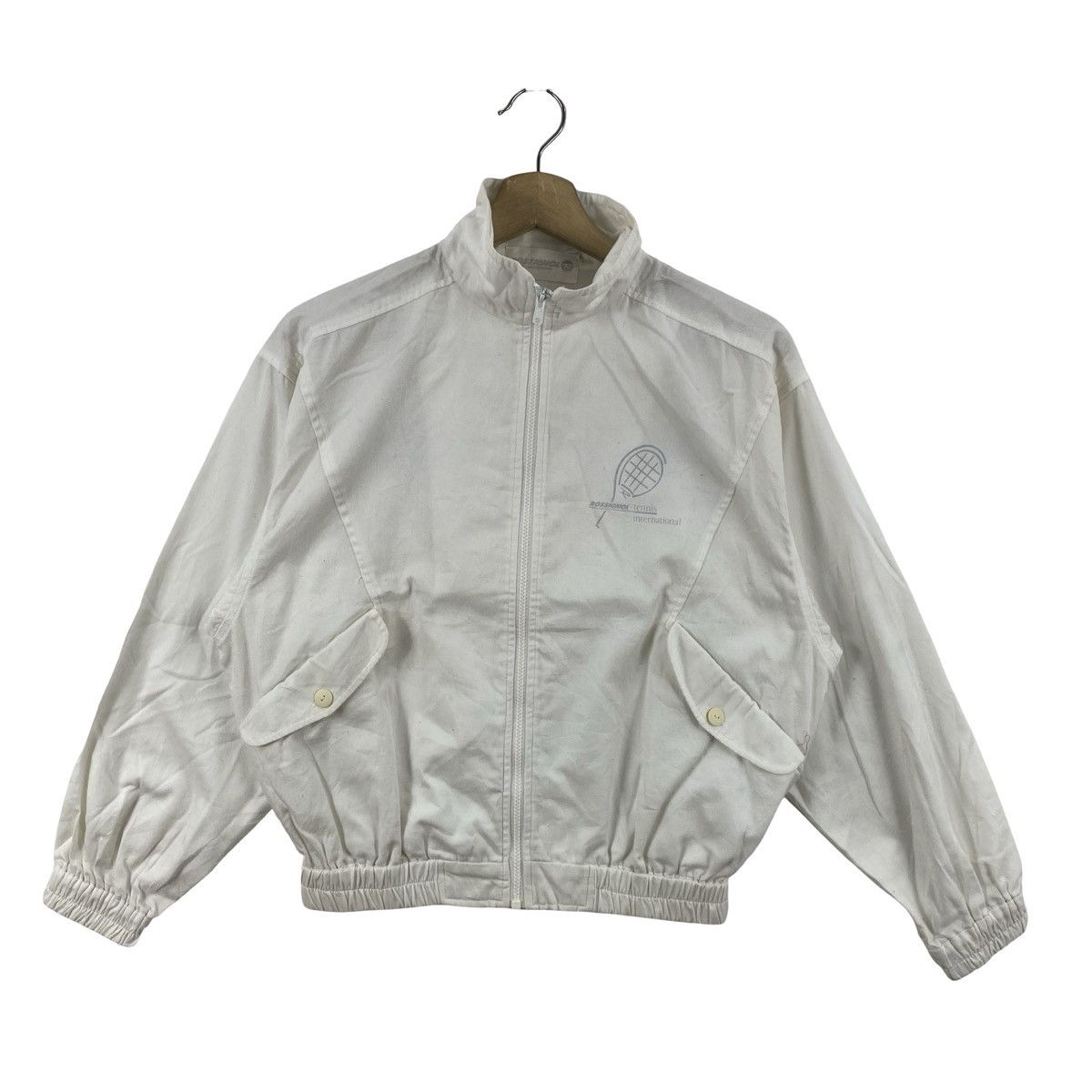 Vintage Vintage ROSSIGNOL TENNIS INTERNATIONAL Track Jacket Size M / US 6-8 / IT 42-44 - 5 Thumbnail